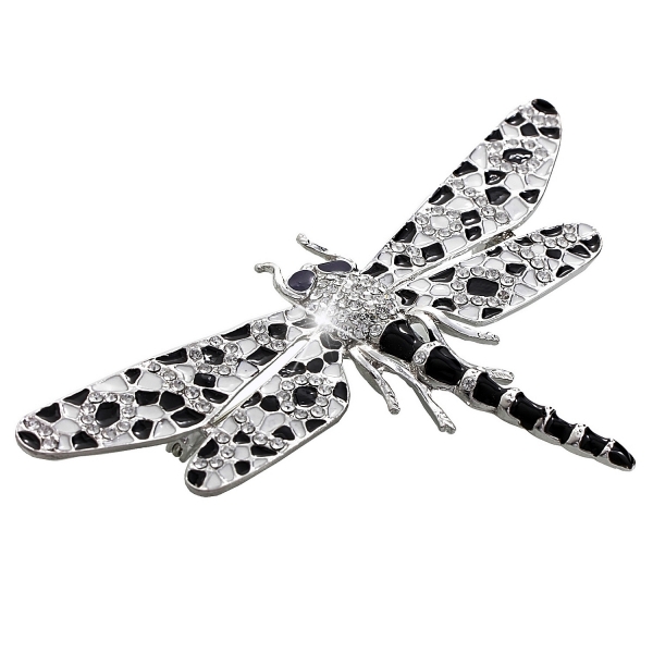 Butterfly with Swarovski crystal