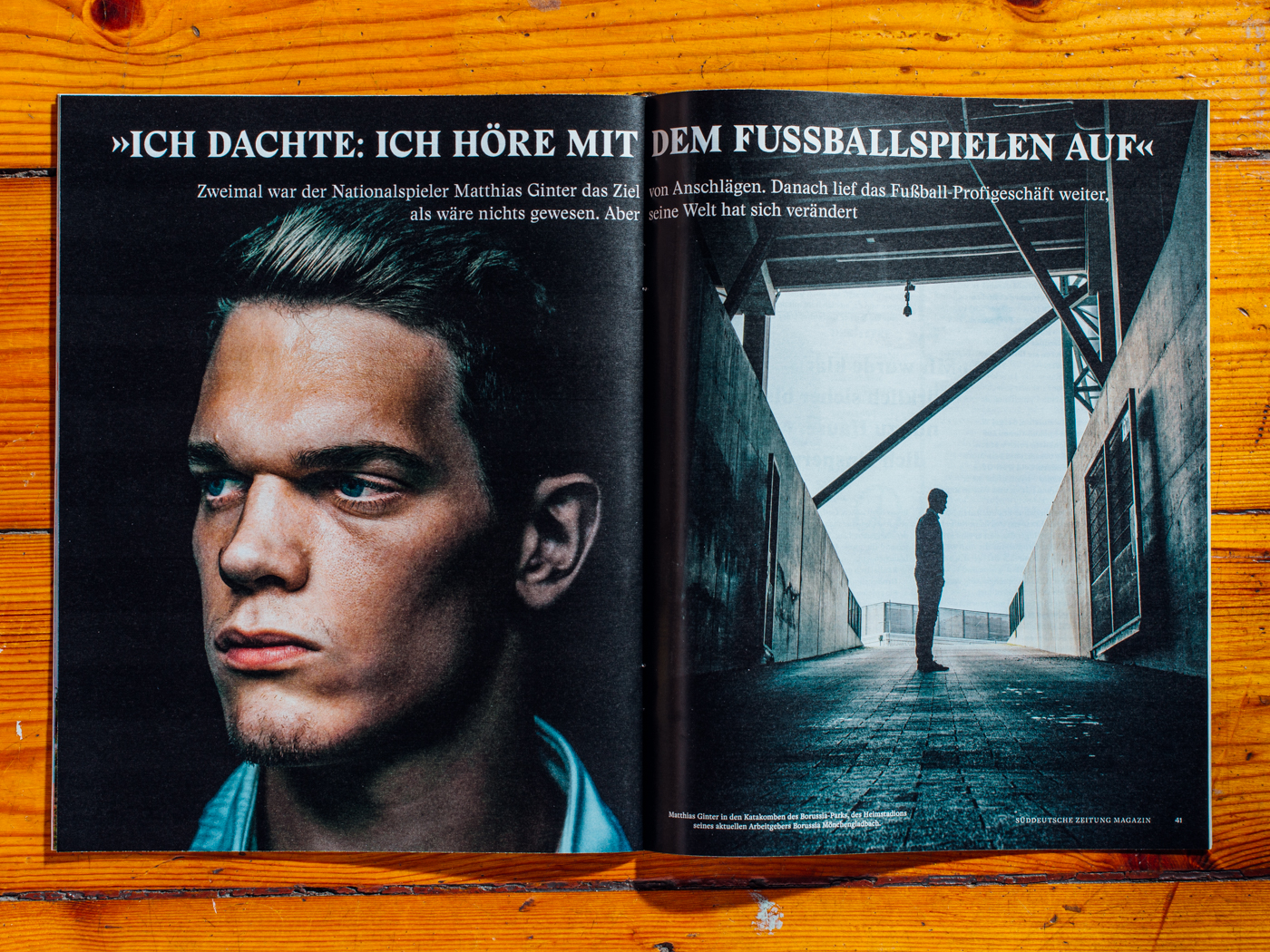 SZ Magazin / Matthias Ginter / November 2017
