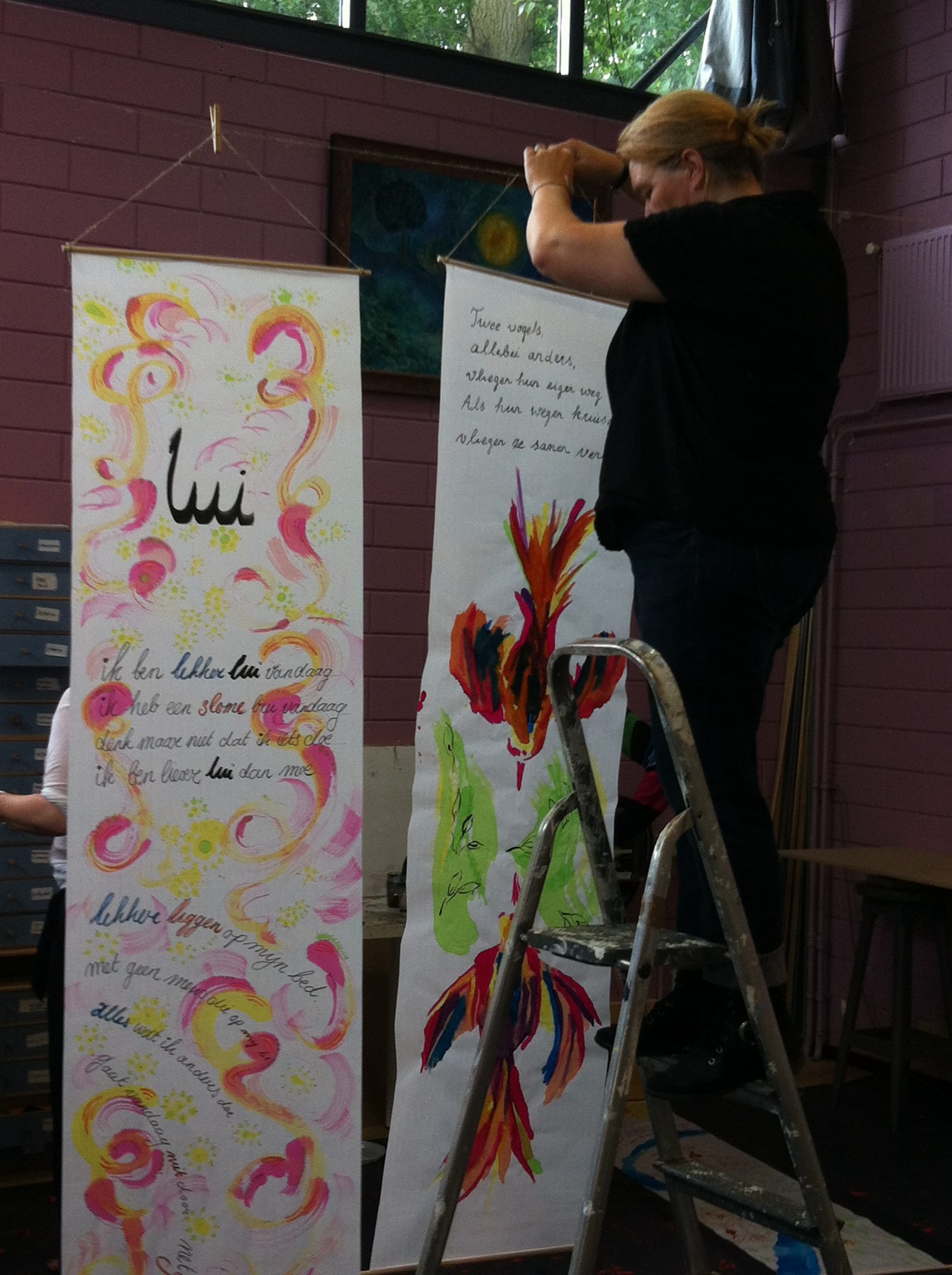 Workshop Rijstpapierbanier maken 2