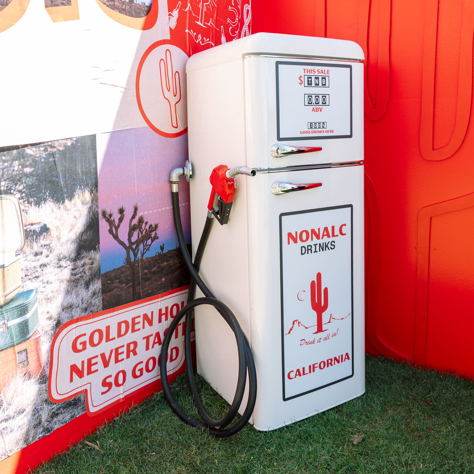 CUSTOM "GAS PUMP" FRIDGE