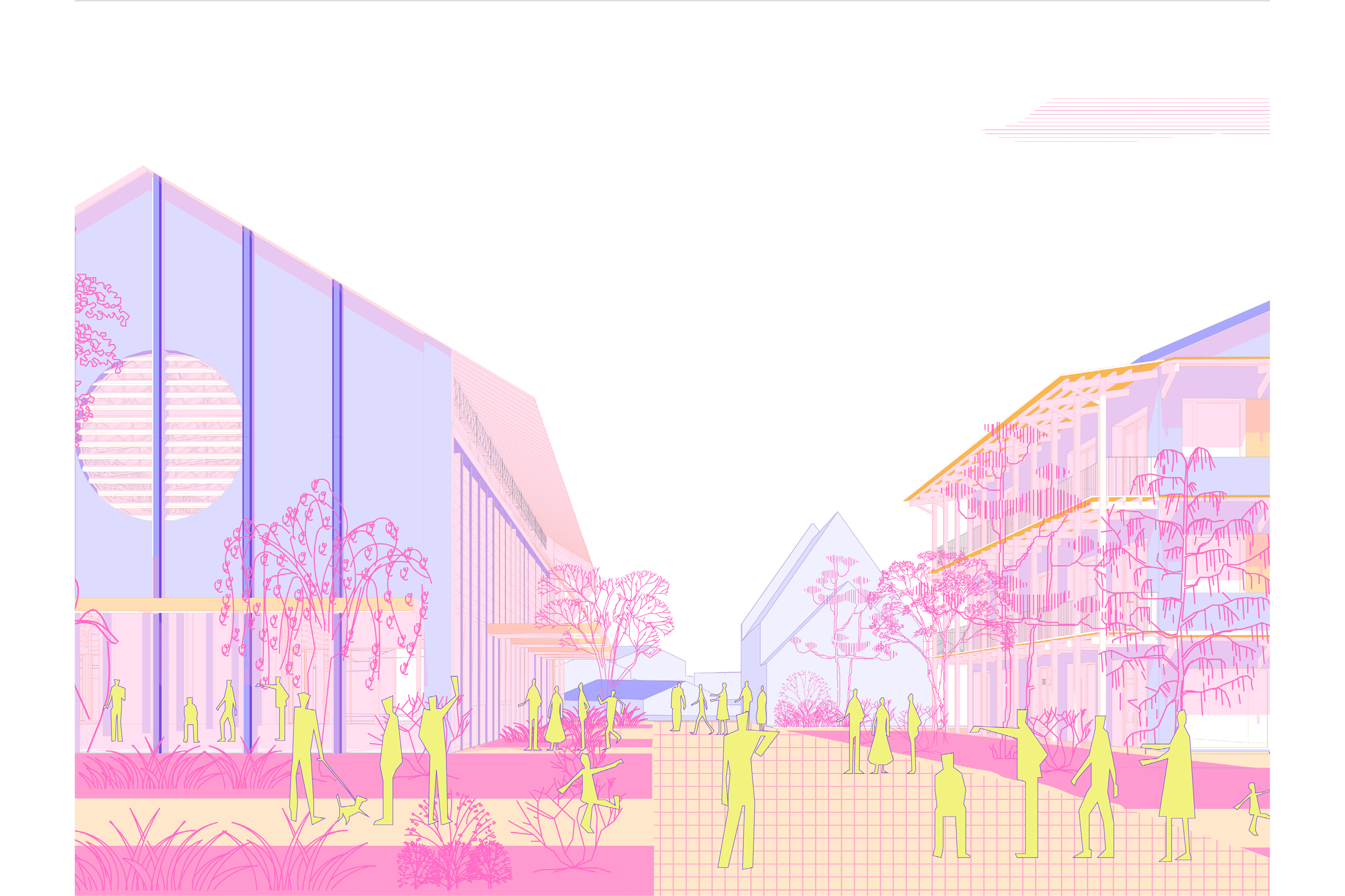 Europan 17 - Le Fleuranscope, projet lauréat 1er prix, Fleurance (32) - 2024 - en cours