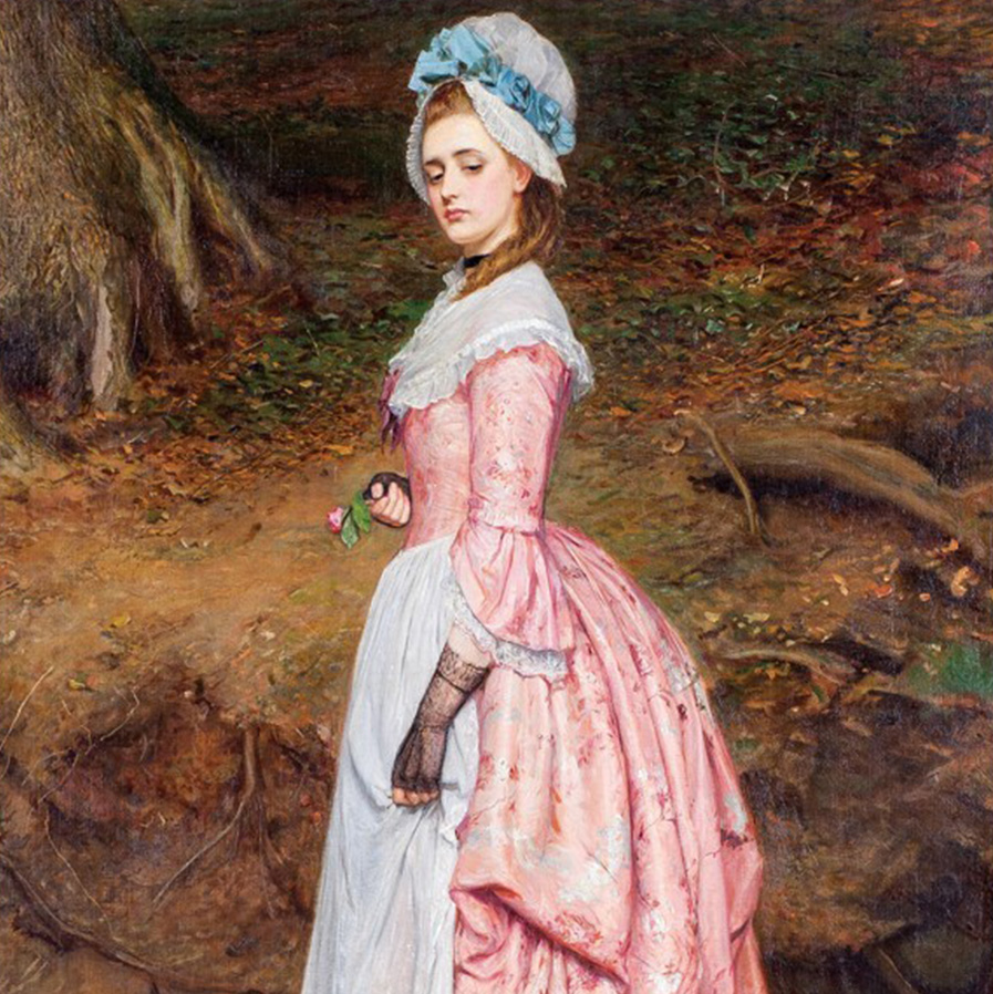 Brožíkova dívka v růžovém