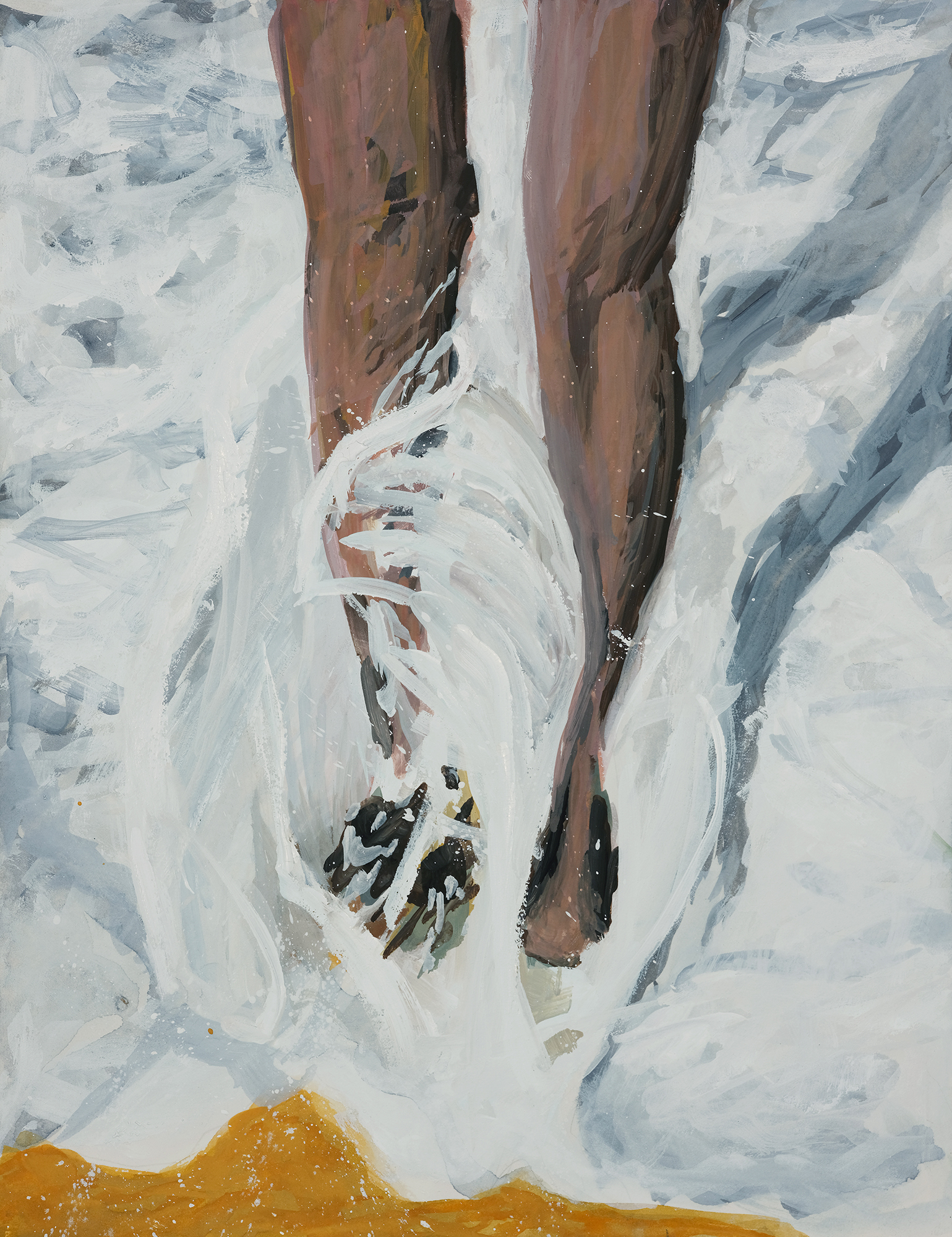 New year, Gouache on paper, 20x26 cm, 2023