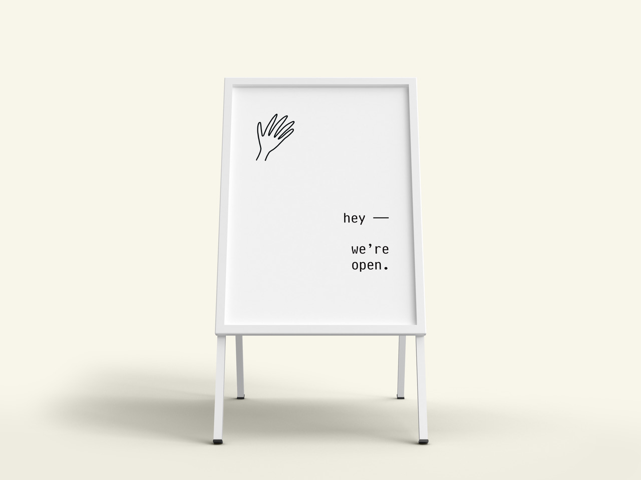 Sandwich Board Sign