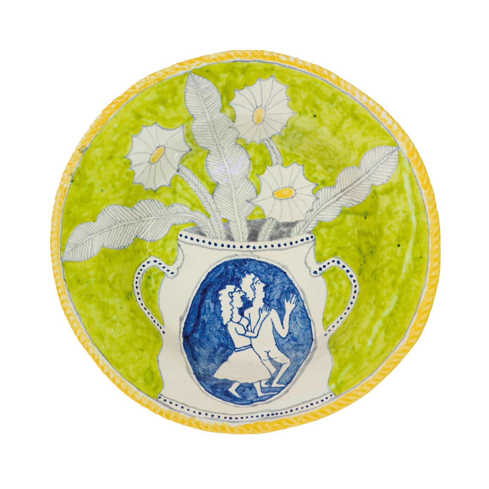 Plate, 15.2.2010Glazed ceramic stonewareDiameter 26cm