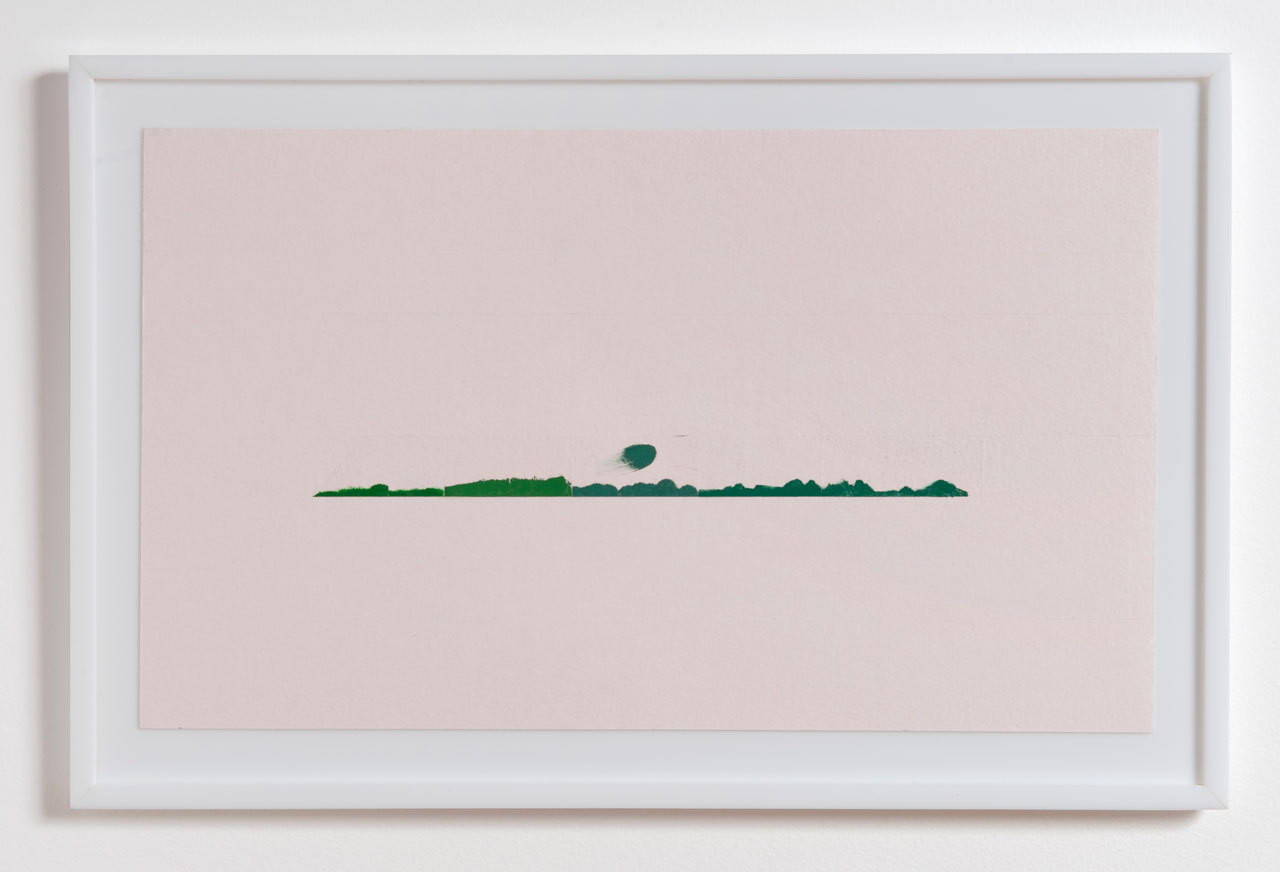 Flor de Jade | Óleo sobre fita adesiva sobre papel | 2022 | 47x31cm