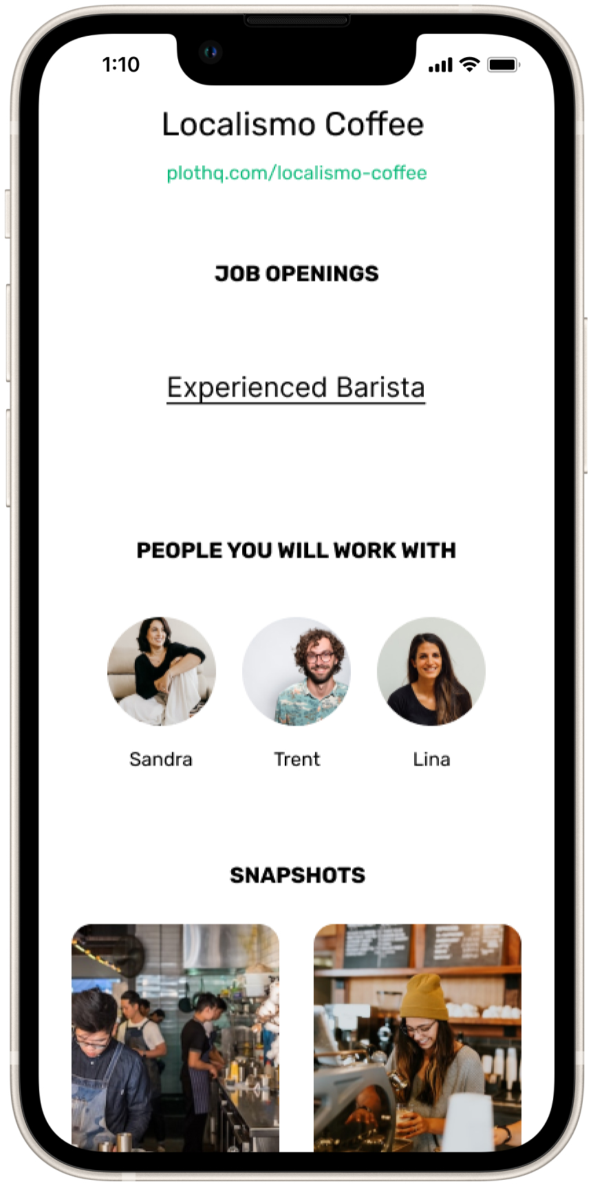 biz profile