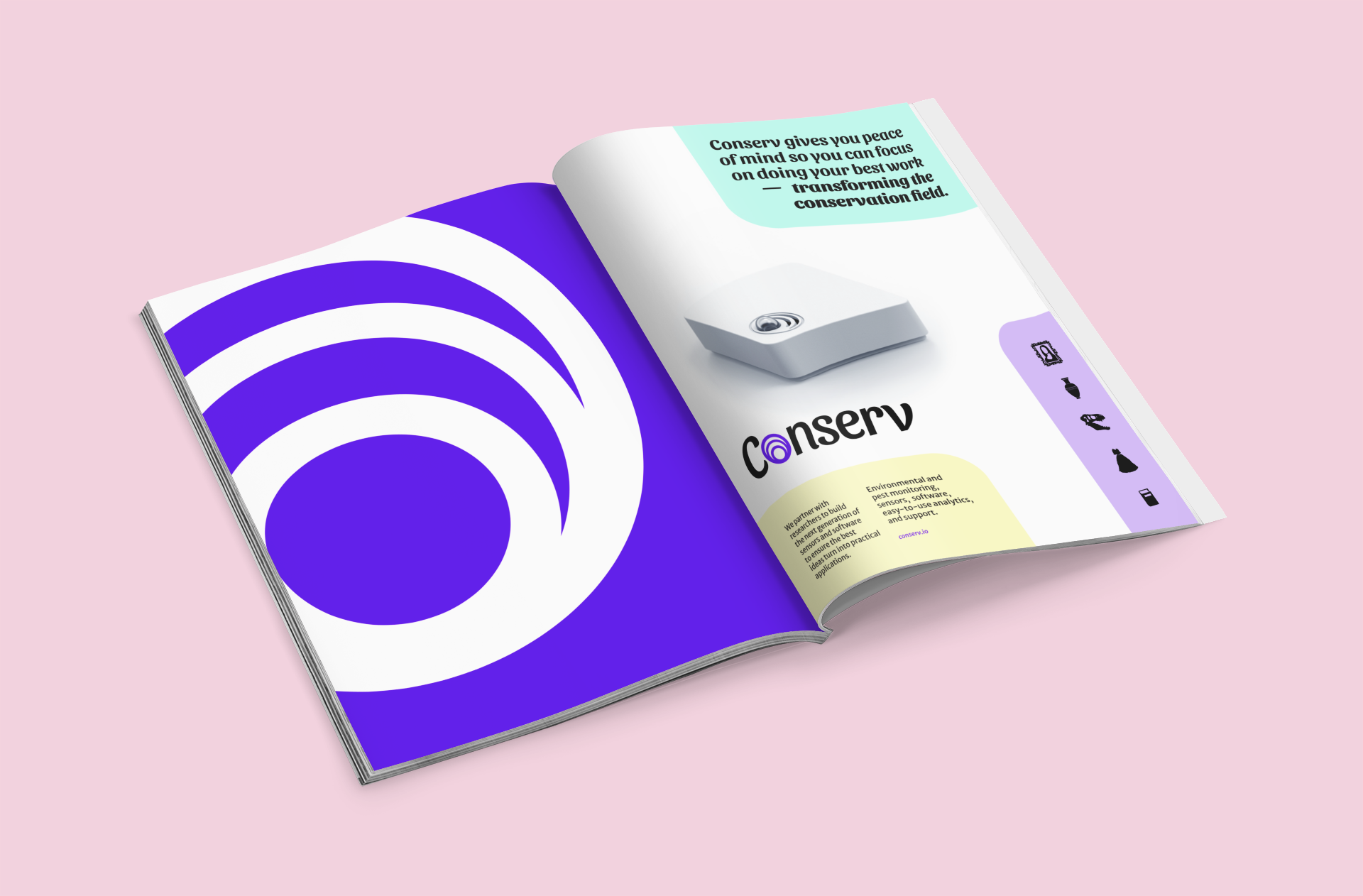 print ad produced for AIC conference publication