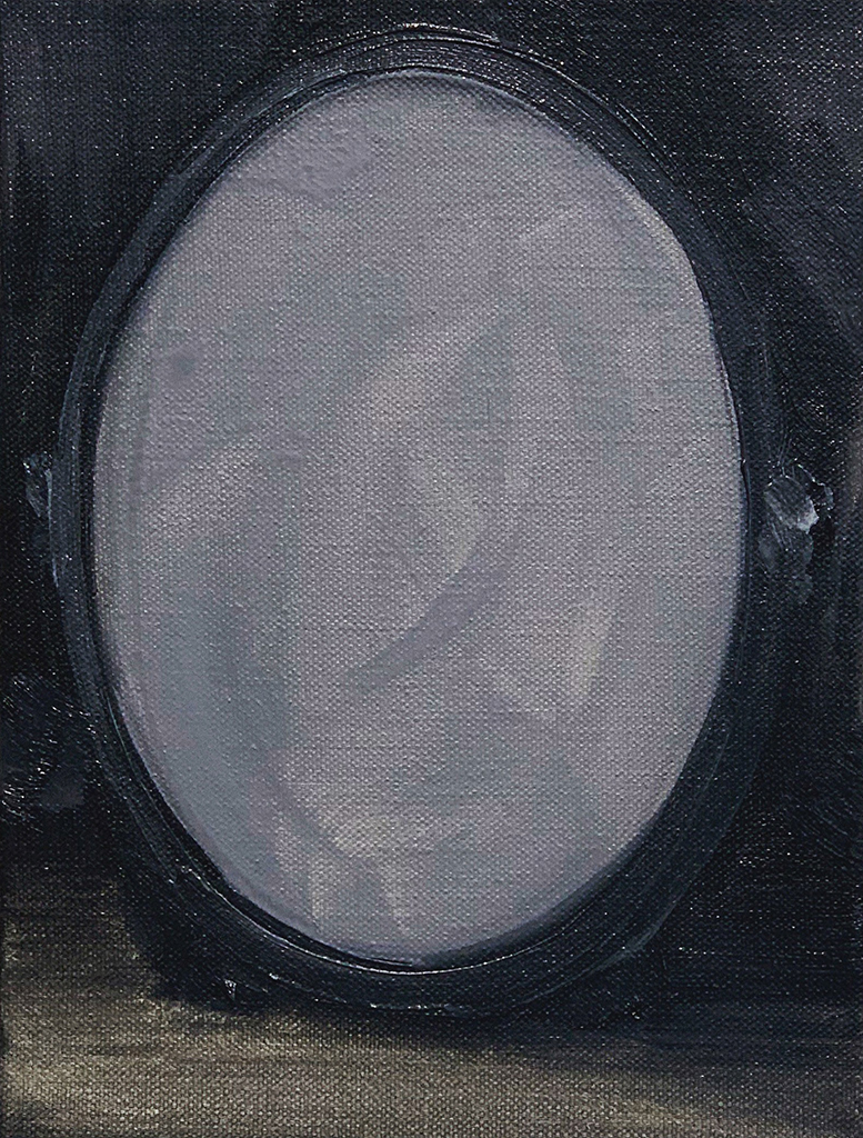 untitled (mirror 10). 40x30cm. oil on linen. 2019.