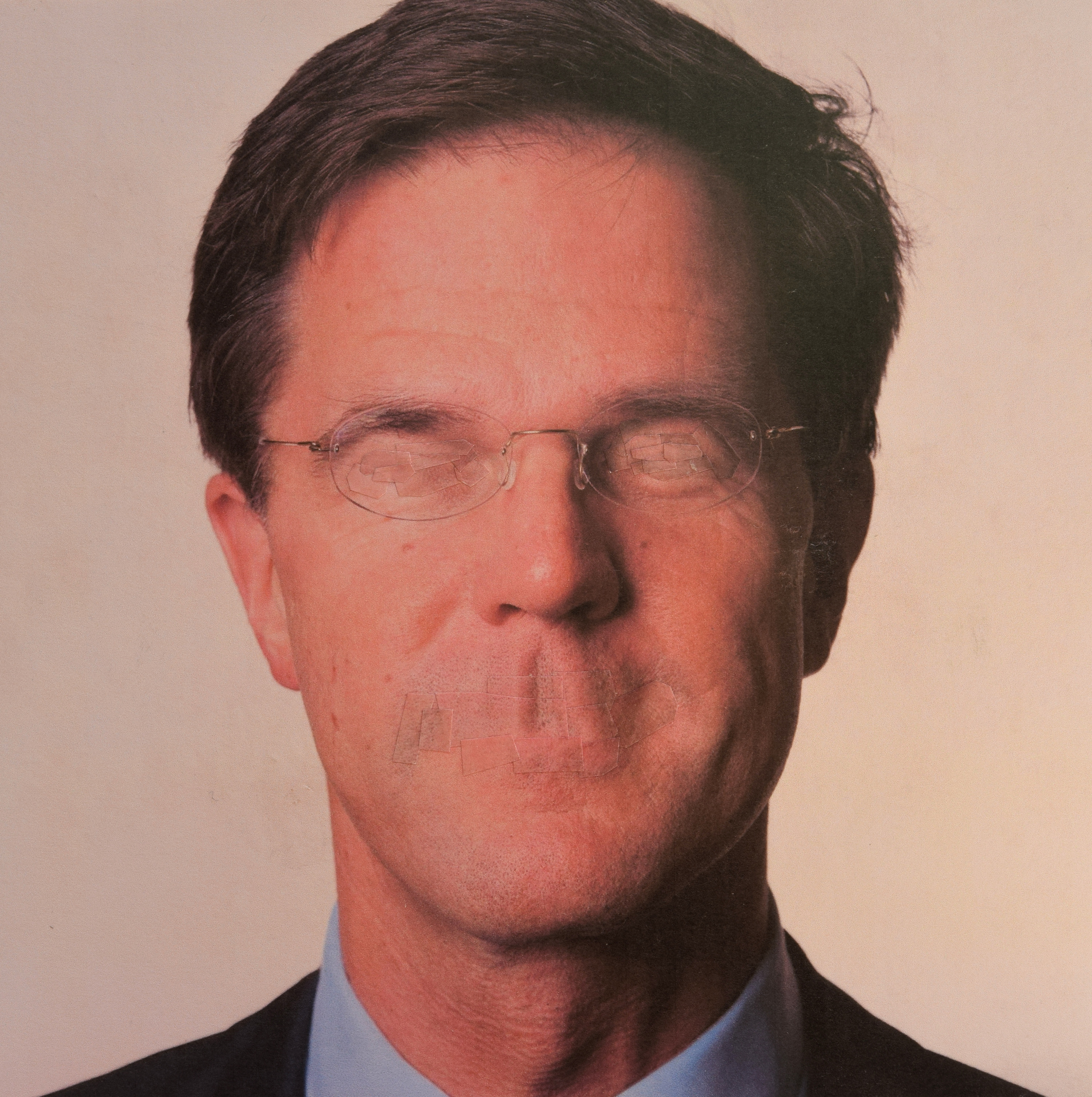 Mark Rutte, 2015, 11 x 11 inches