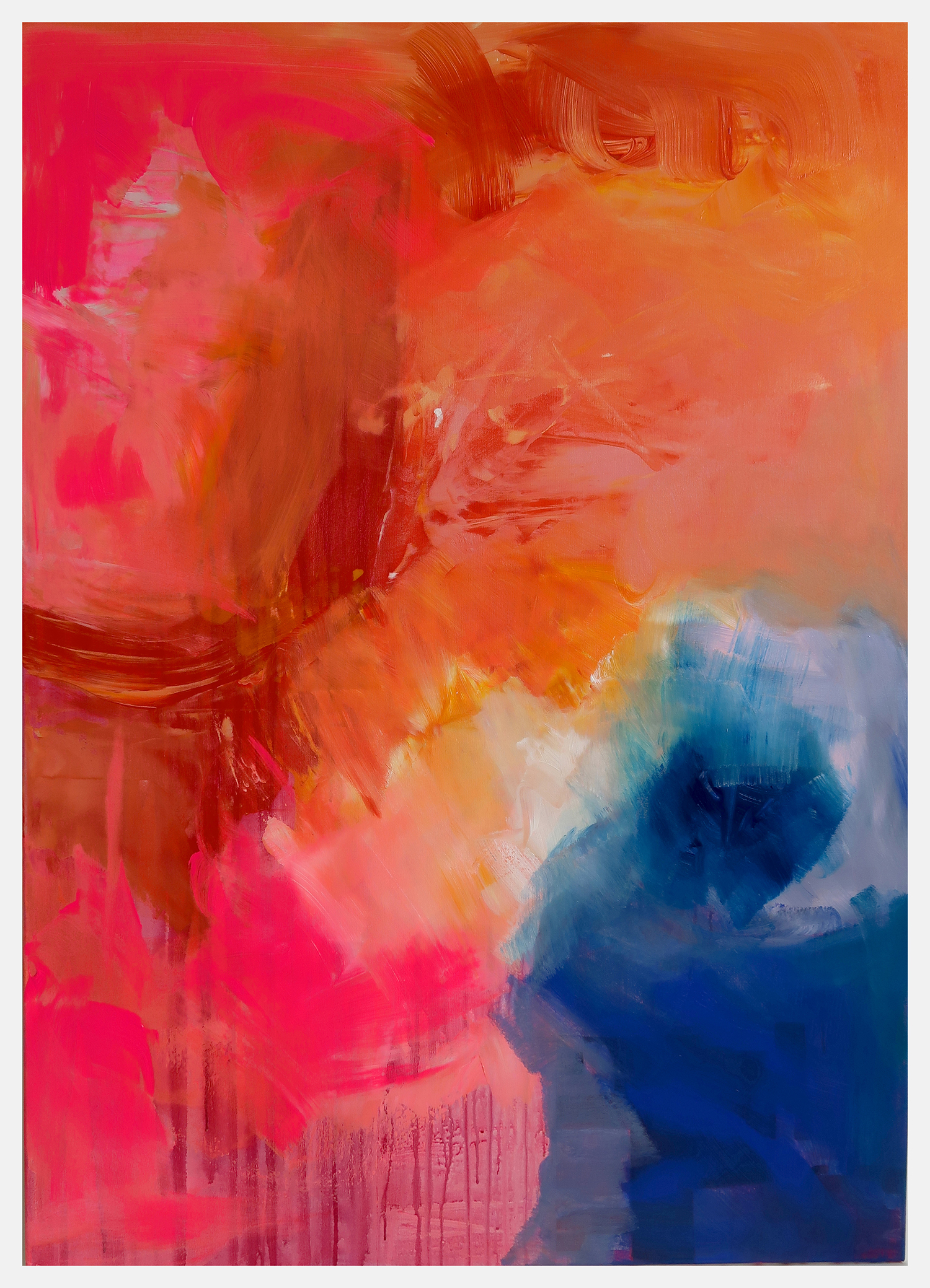 Untitled 554, 2021, Acrylic on canvas, 140x100cm