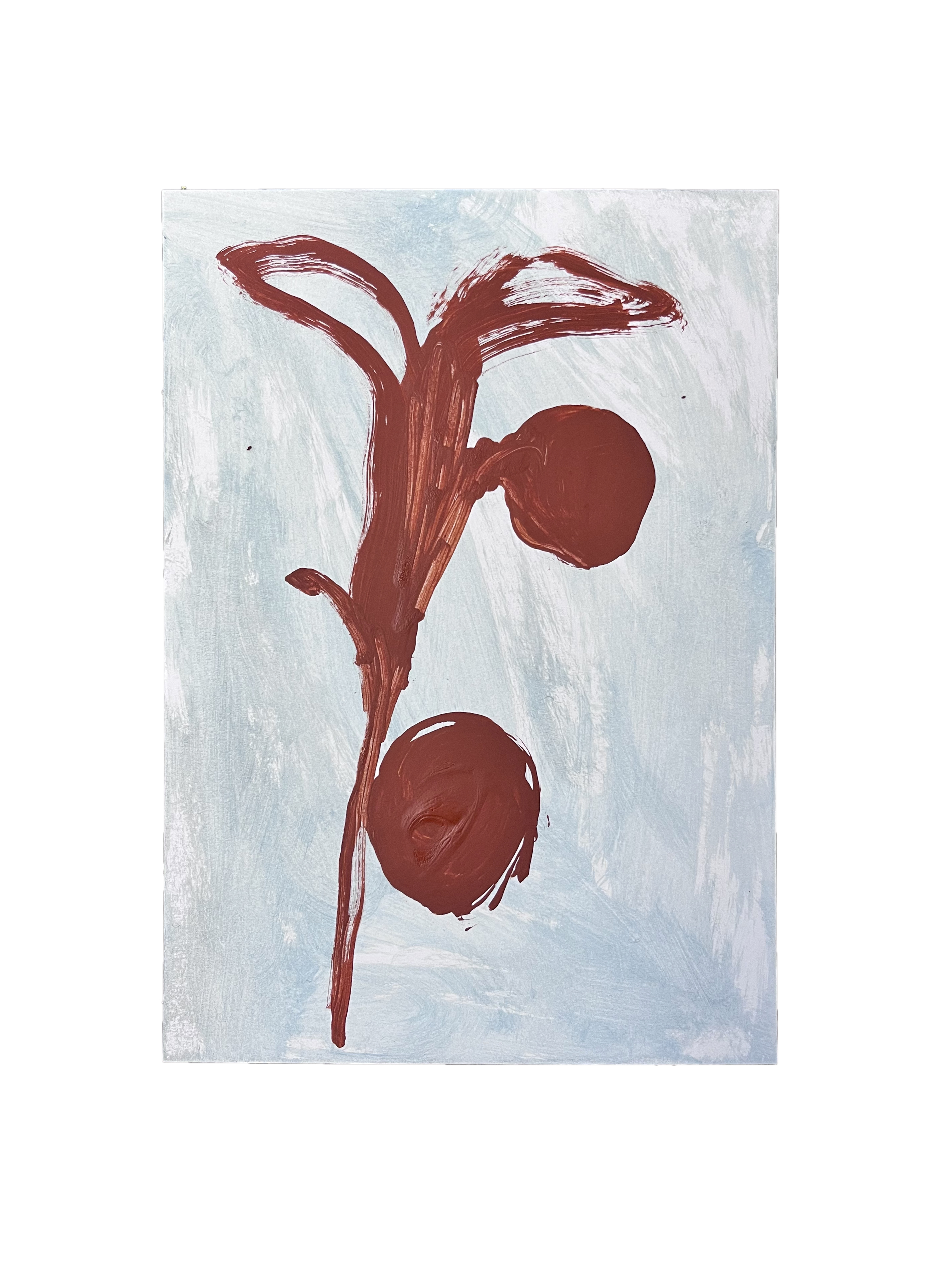 Bom Dia (2023)Acrylic and ink on card21x14,8 cm 