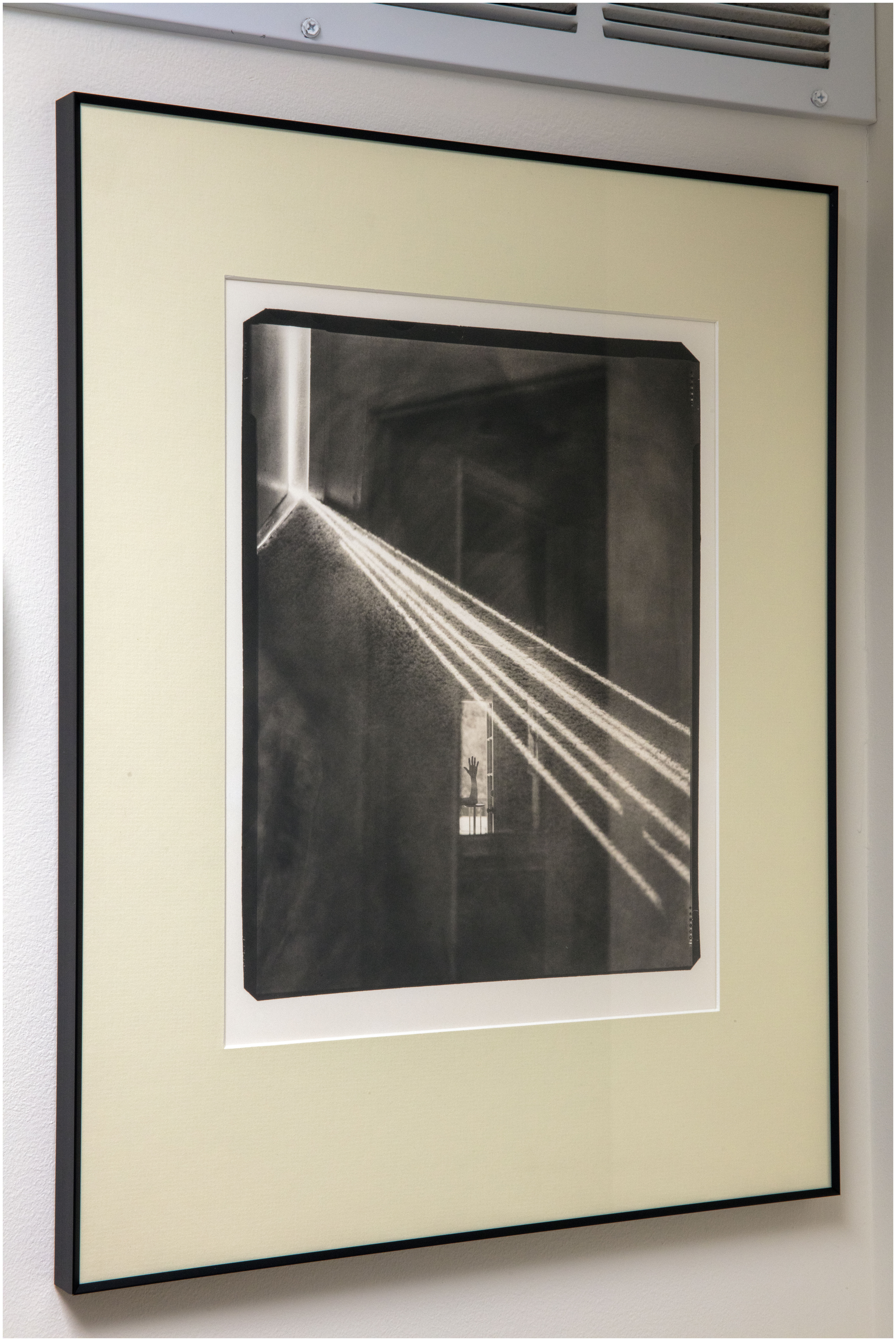 With One Hand Behind One's Back (installation view), 2014Soda toned lith print on glossy fiber-based paper, mat board, glass, aluminum frame16.125 x 20.125 x .875 in.40.88 x 51.04 x 2.22 cm