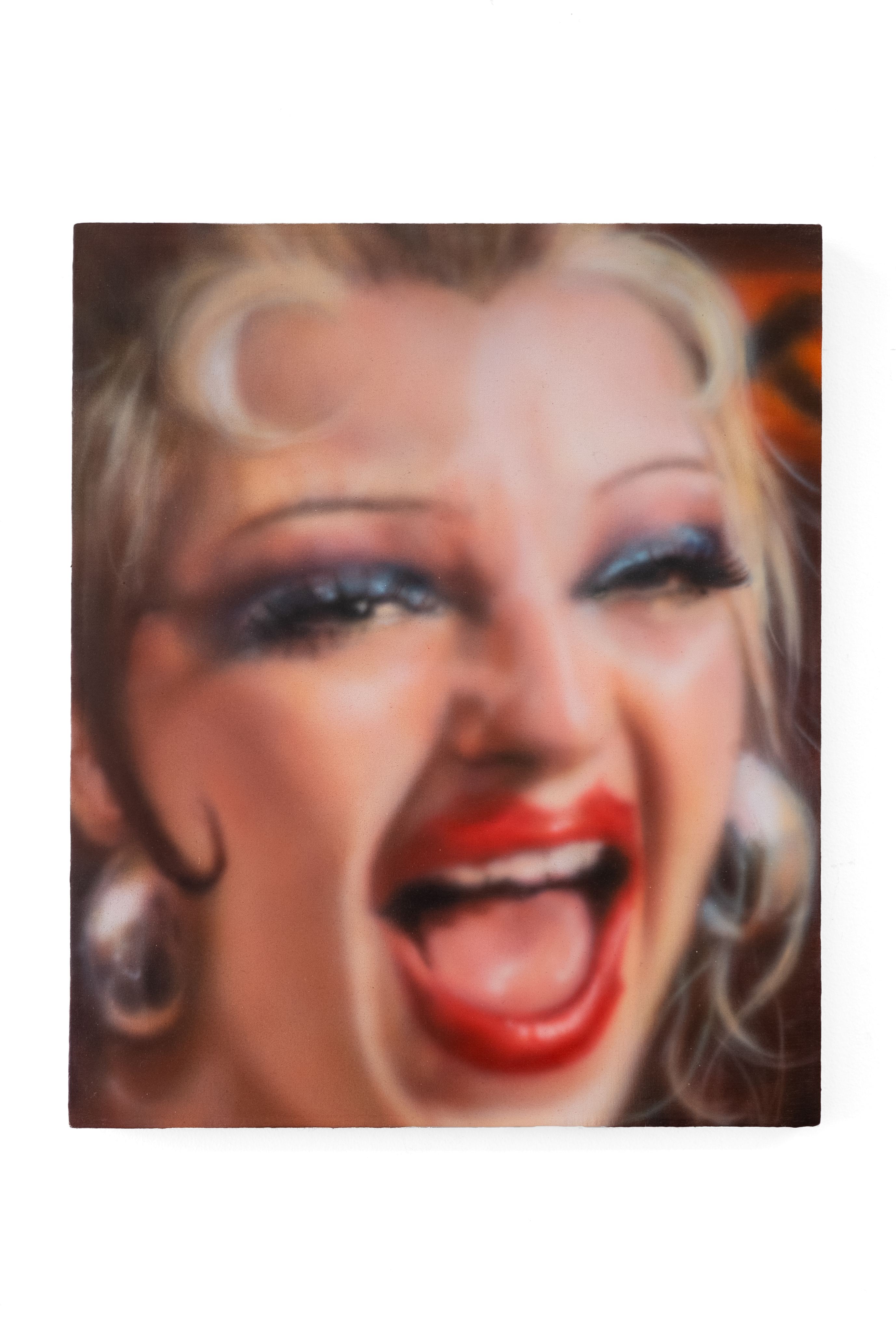 pickmeupmadonna, acrylic on linen 18 x 15 in 2025