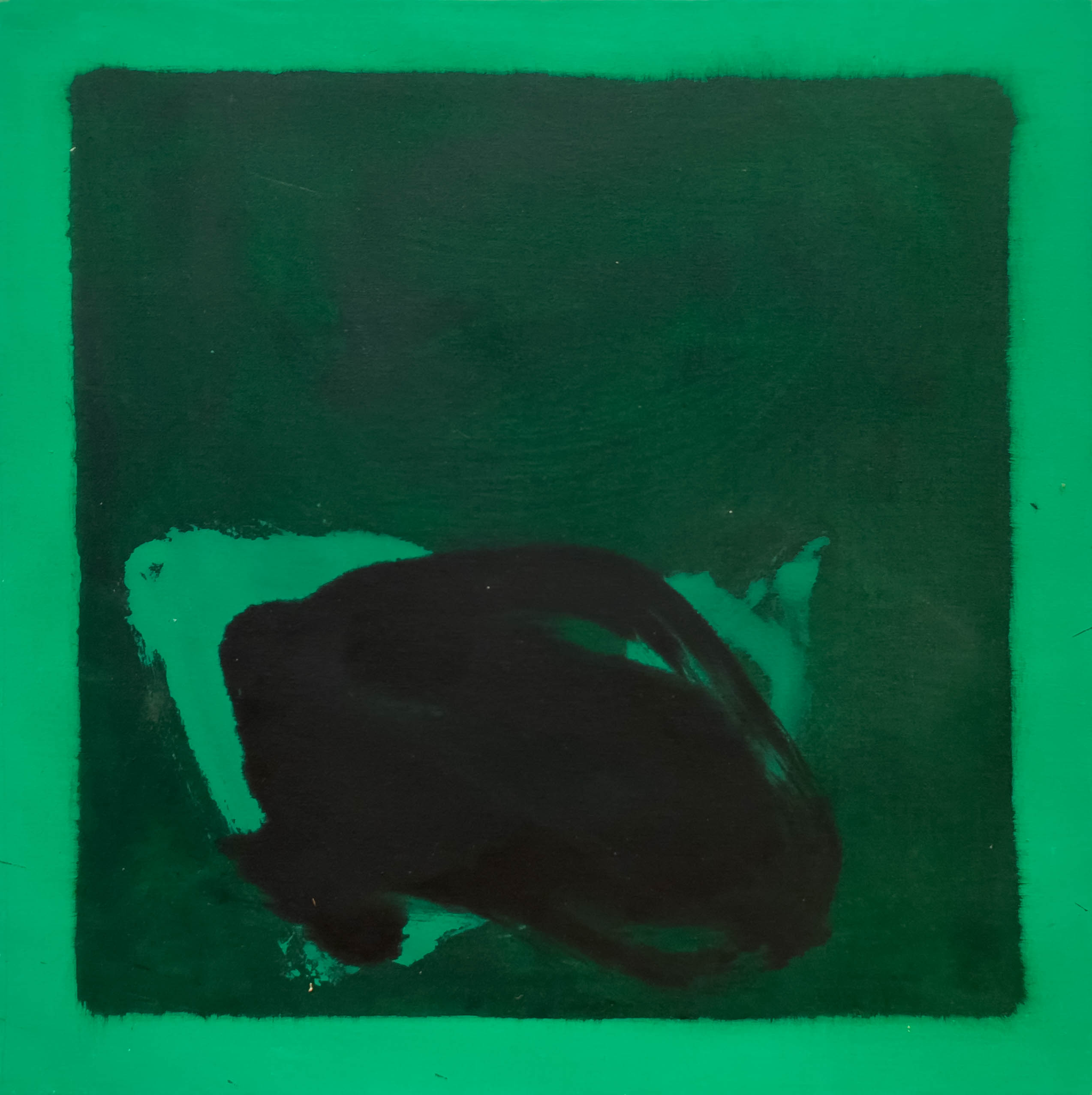 "Conjugation #148", 1975, Acrylic on canvas, 38 x 38 inches