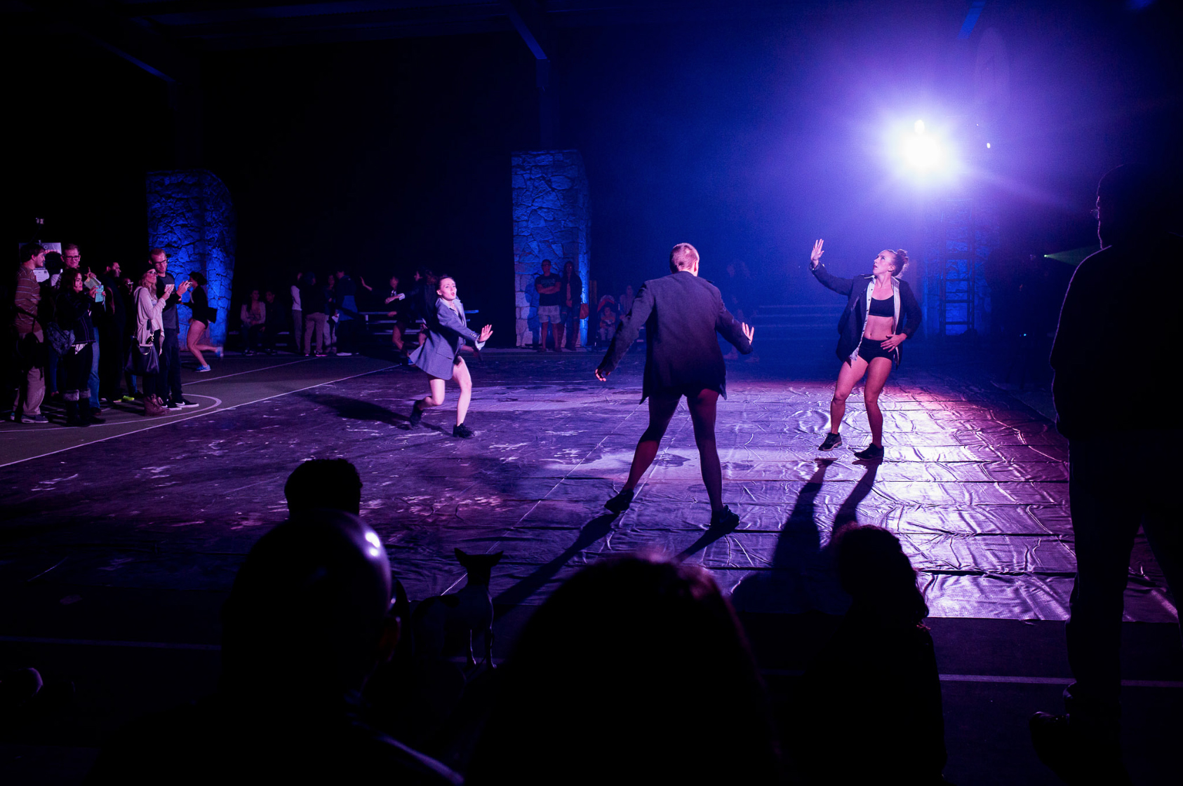 Spheres performers, photo by Kathryn Boyd