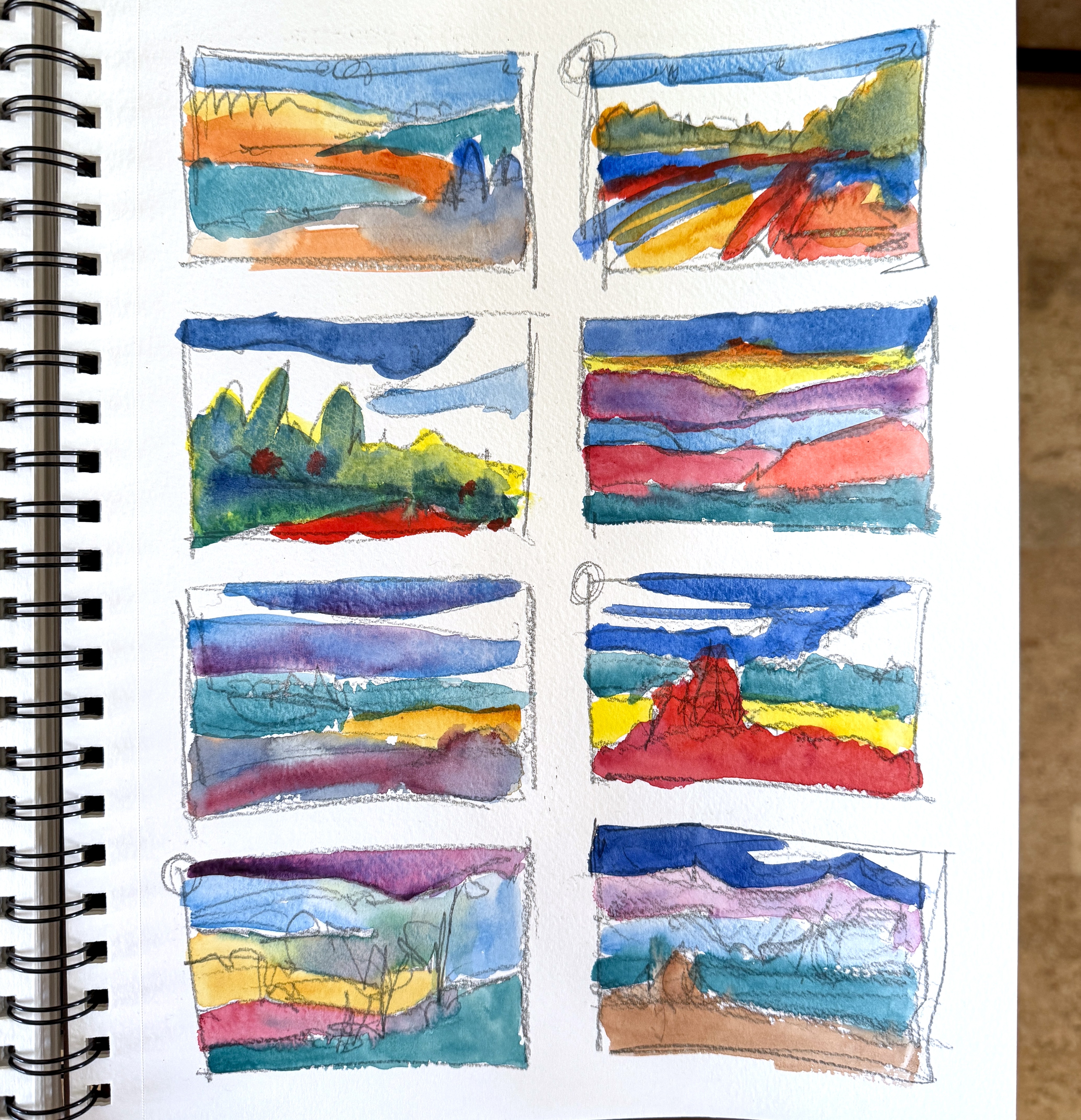Testing out compositions & colors