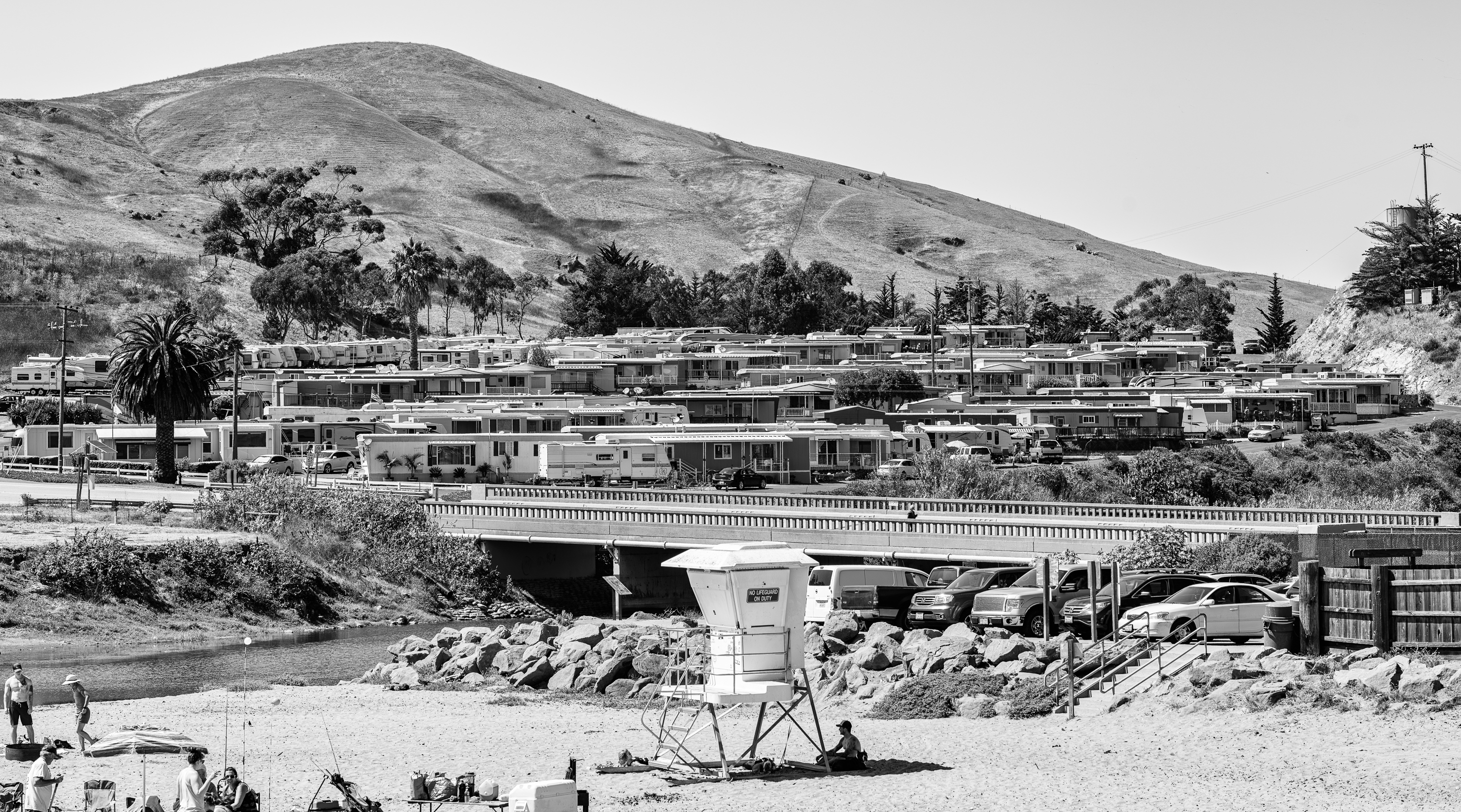 Cote pacifique entre Los Angeles et San Francisco.