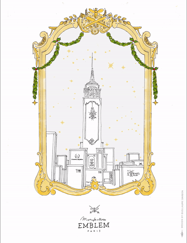 hand drawn animation for Emblem Paris