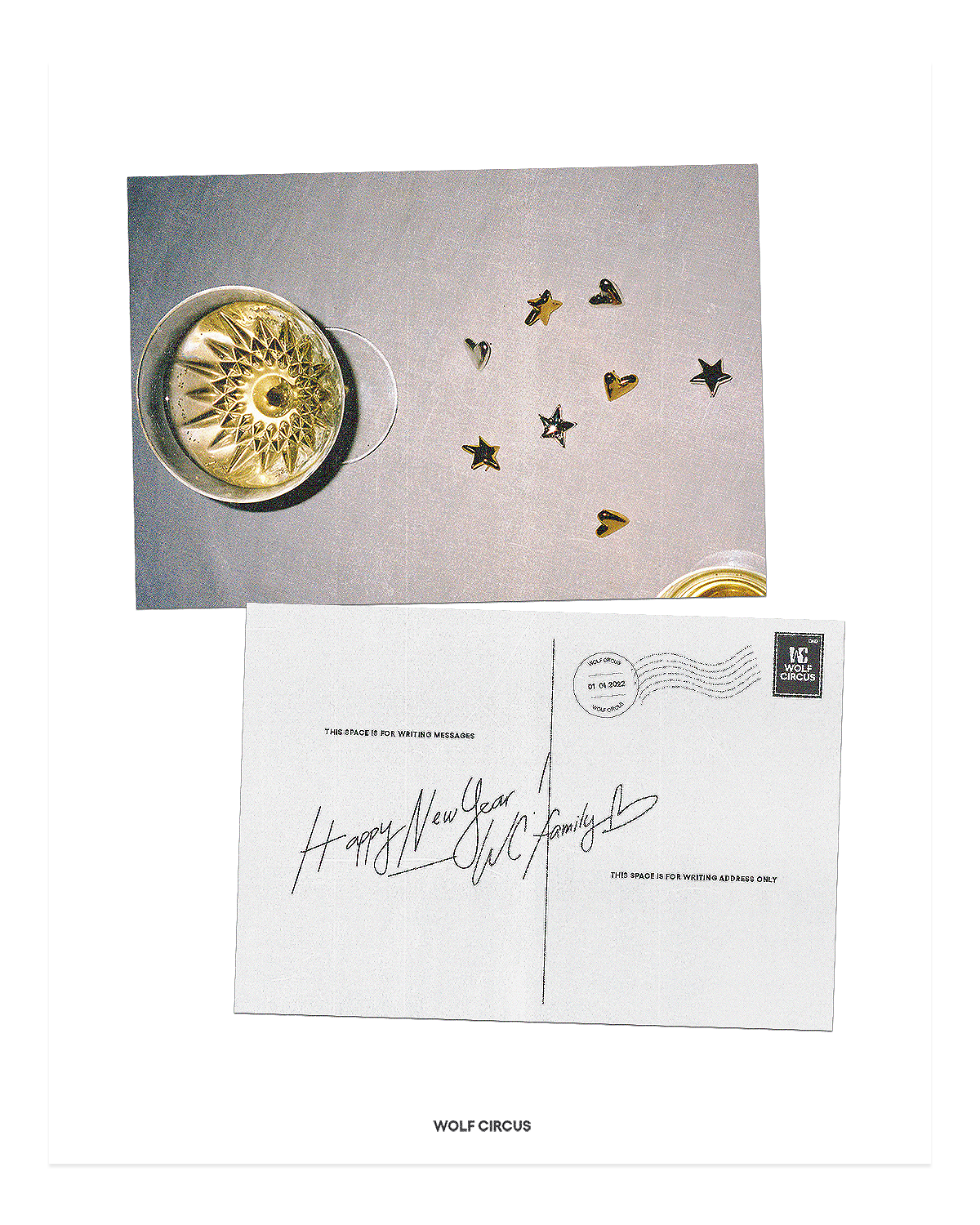 Holiday Post Card ( Illustration ) for Social Media