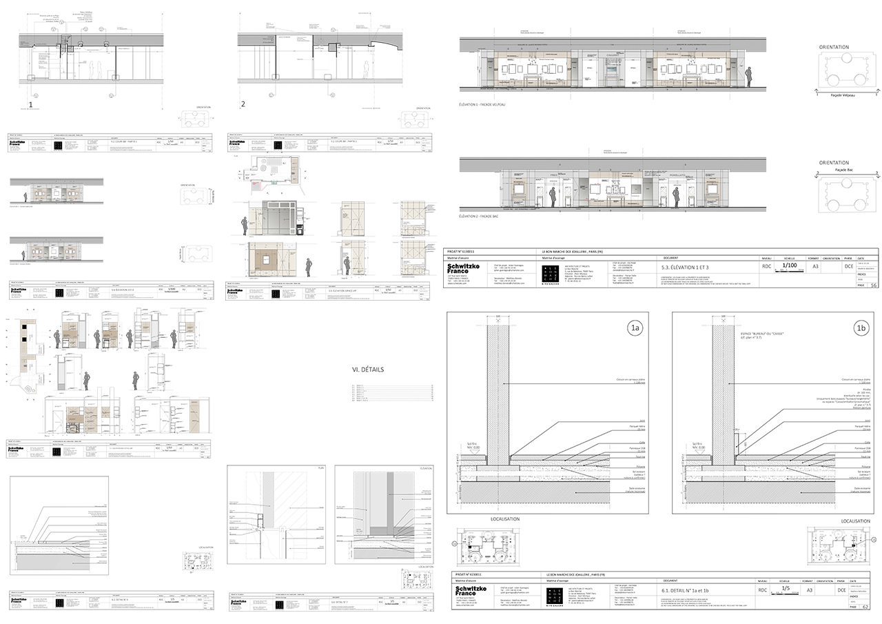Dessinateur du DCE complet pour Schwitzke France - 80 pages  - Suivi et synthèse des lots techniques