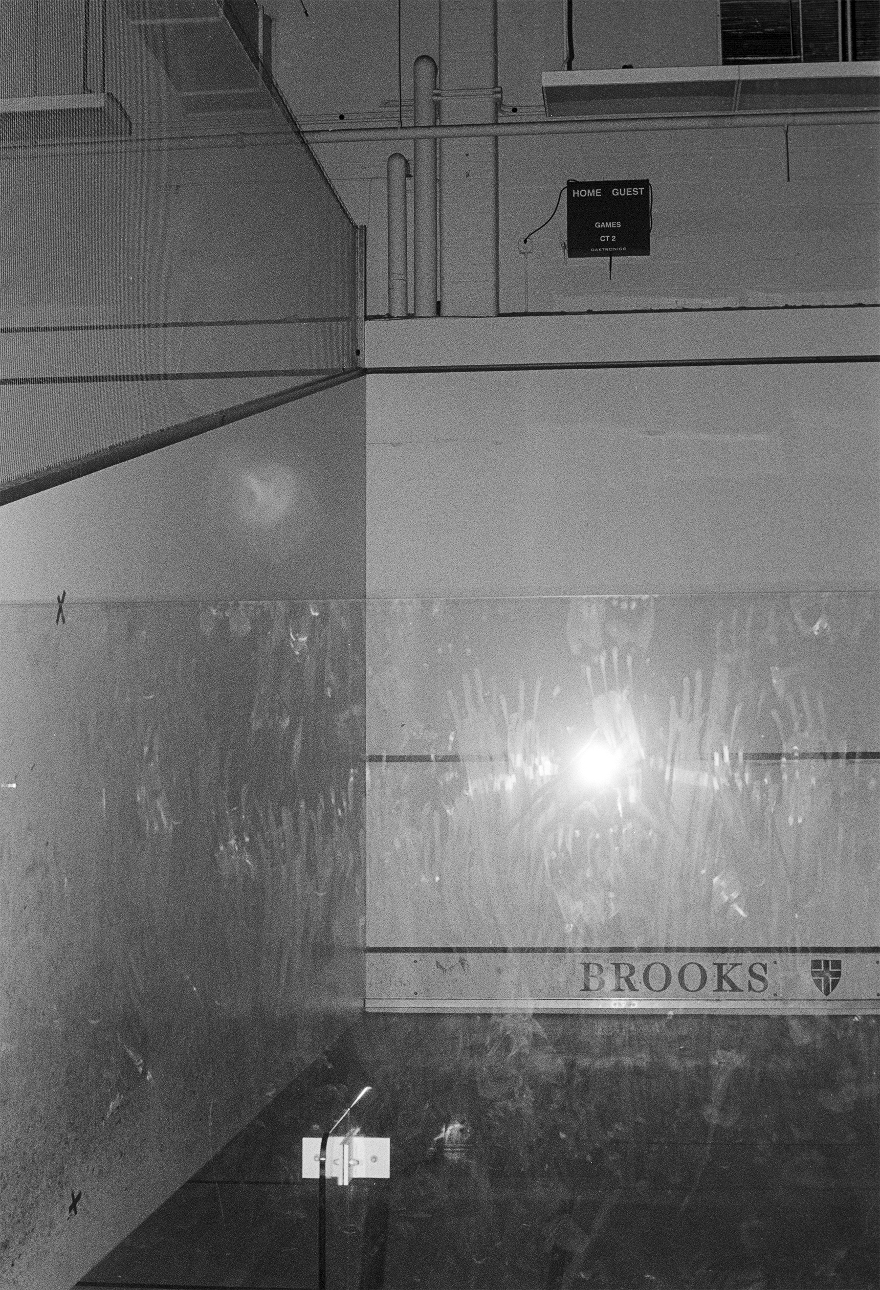 Squash courts, Brooks School. North Andover, Massachusetts, USA, 2021.