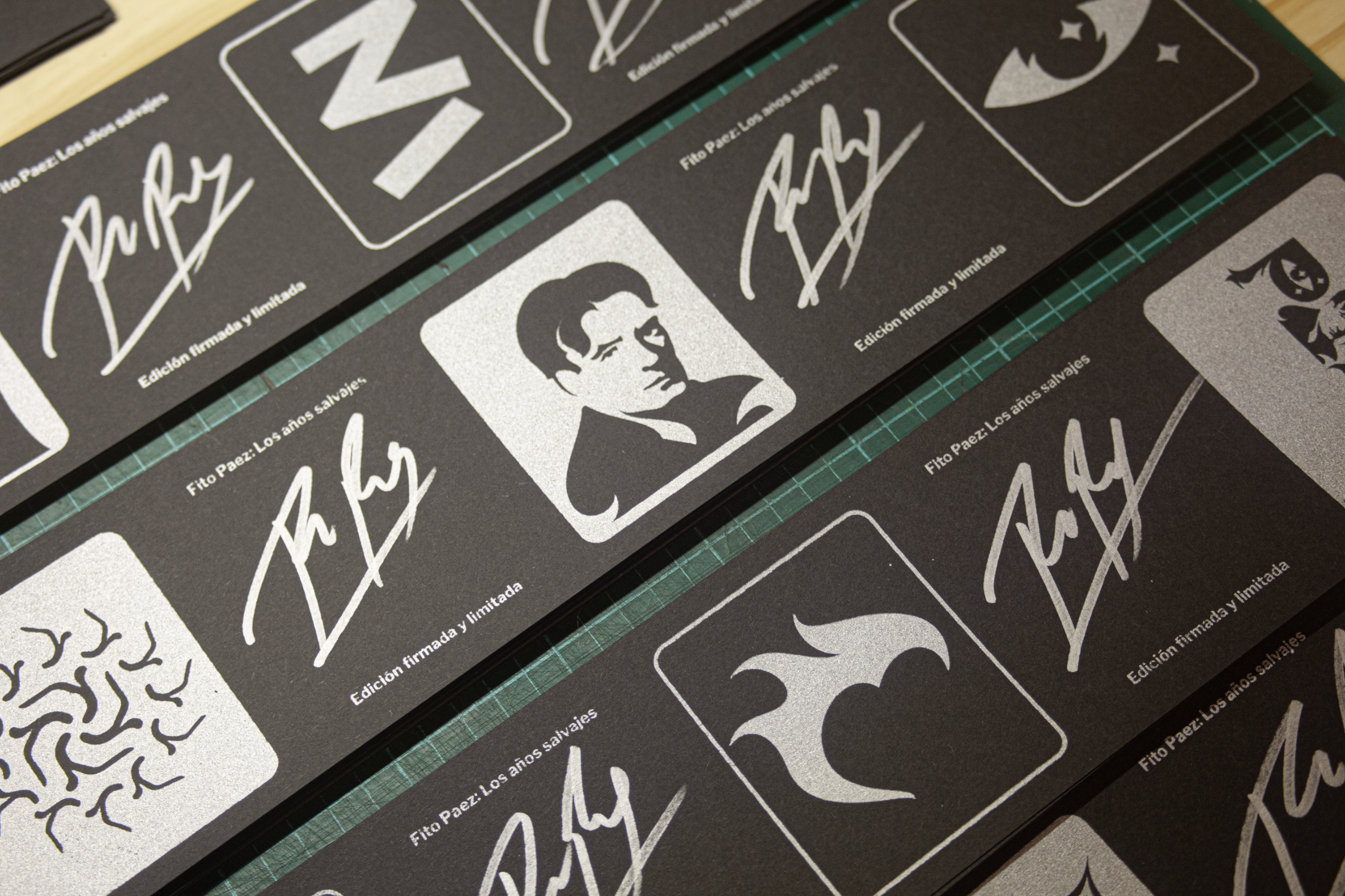 Each certificate's hand signed by Fito himself