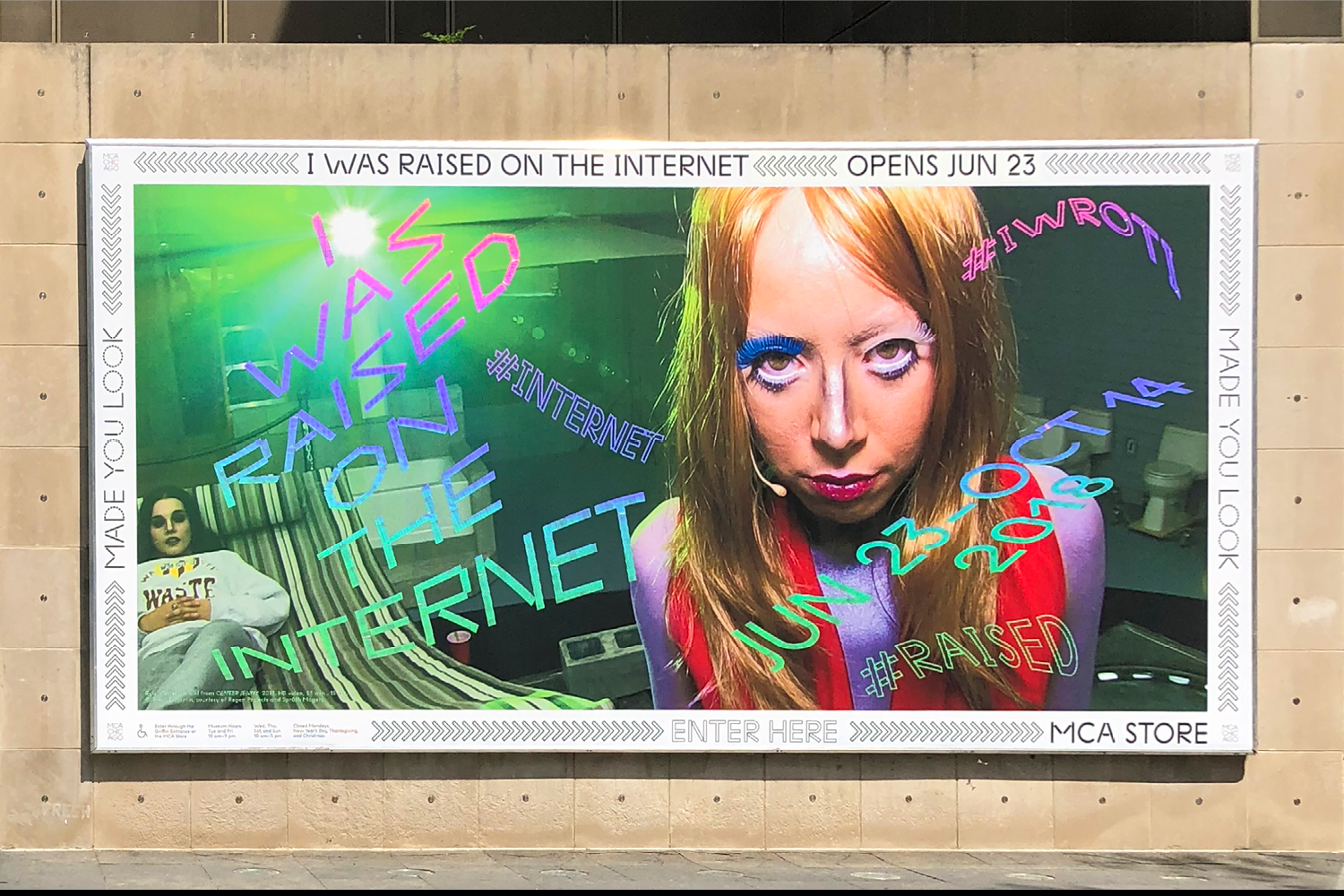 I WAS RAISED ON THE INTERNET. Installation Photos: Dylan Fracareta.