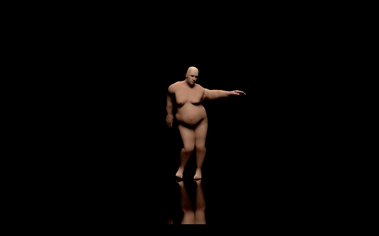 Fat Guy Dancing by Daan Couzijn