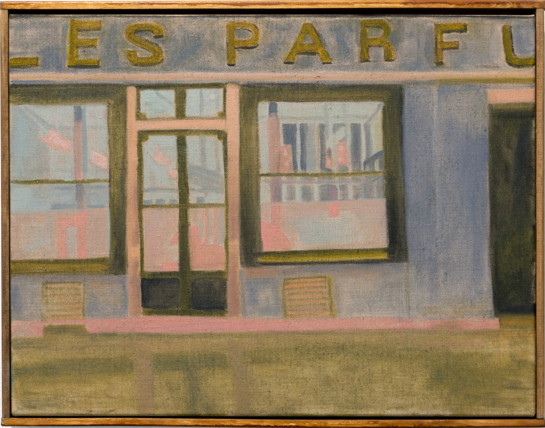 Chemical Arms Dealer – 37 x 48 cm, oil on linen, pine frame, 2025