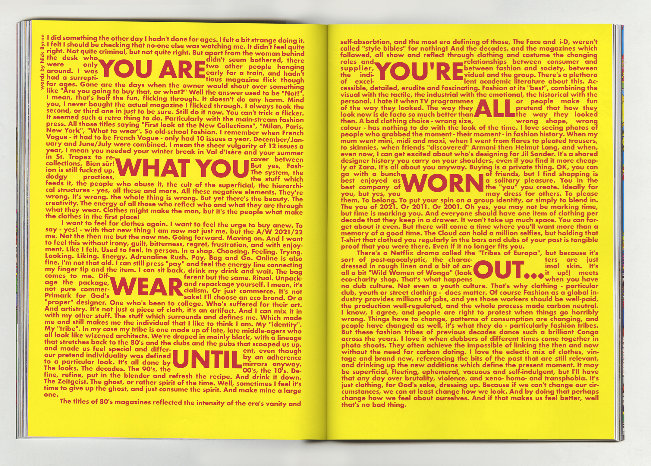 Layout for issue 12 of King Kong Magazine 