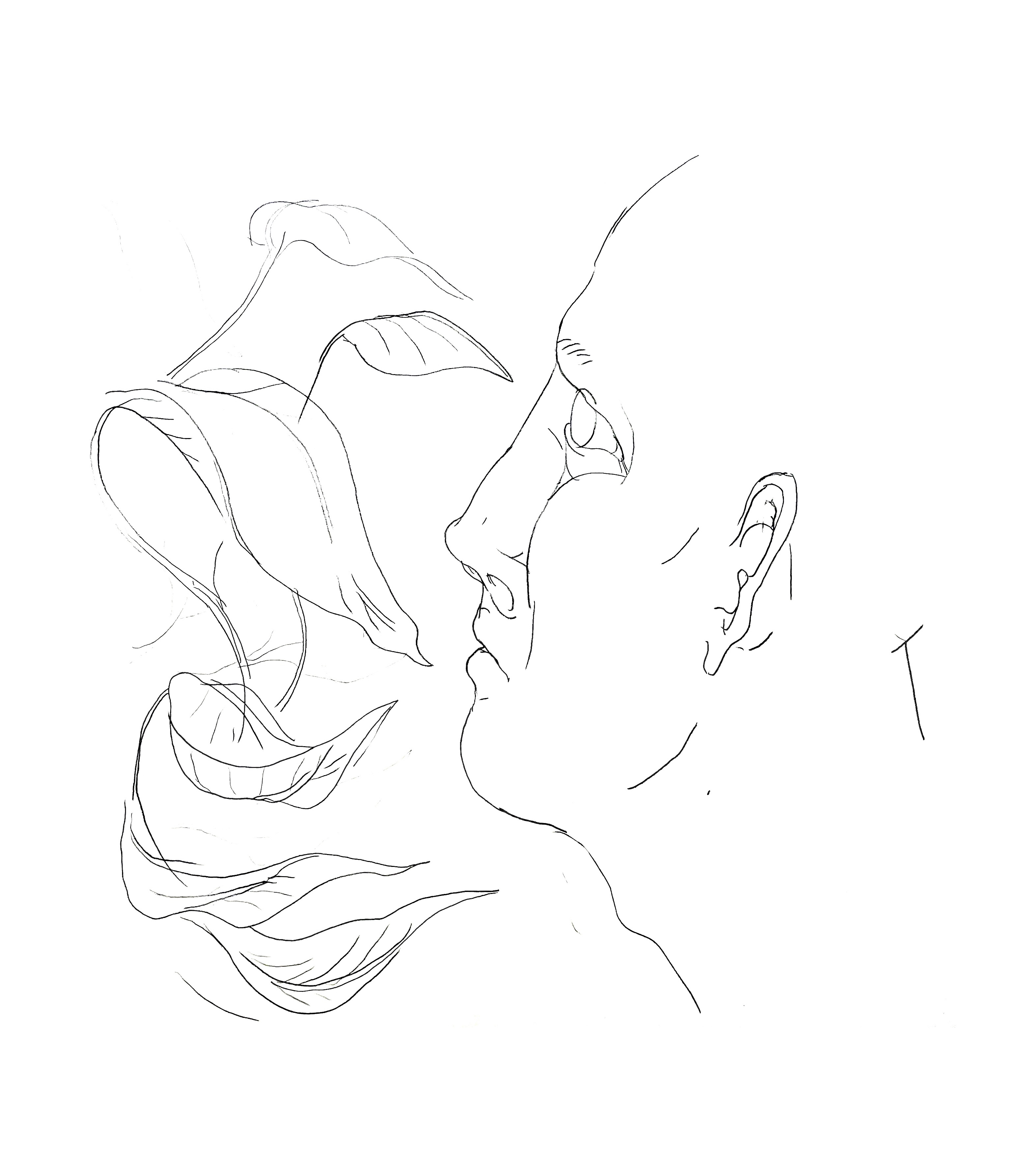 "as seen from", 2025, graphite on paper