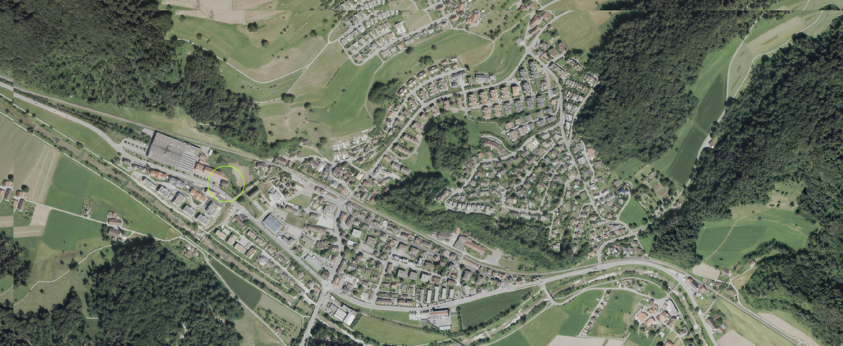 GIS-Situation Kollbrunn/Zell