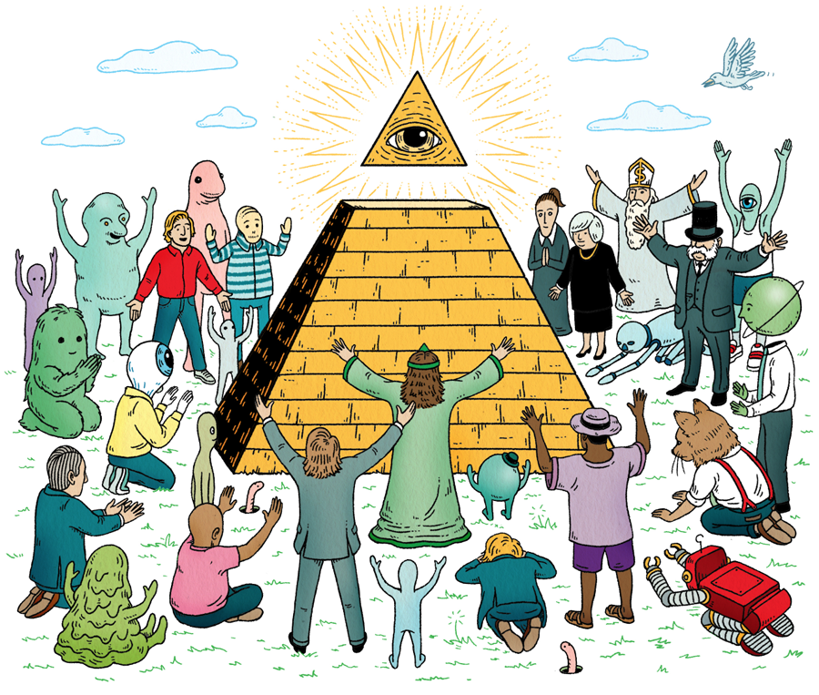 On Money Illustration For the New York Times Magazine