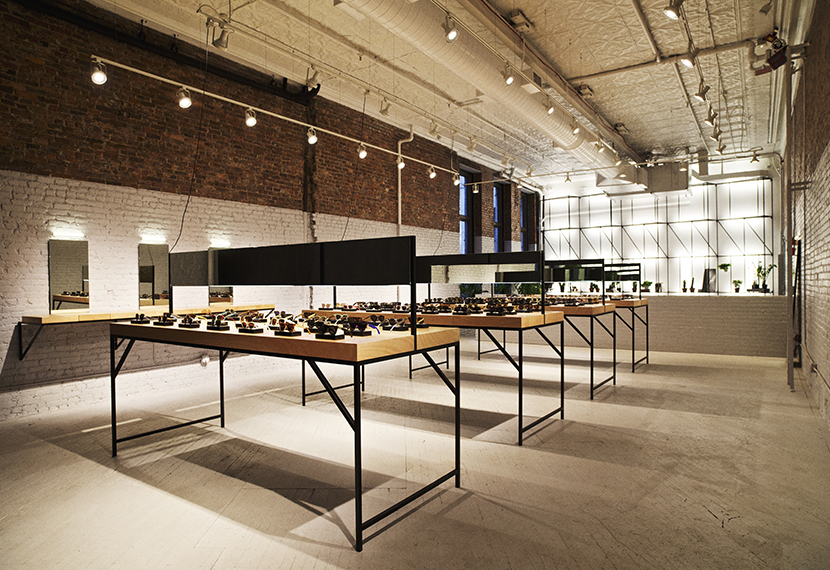 RetroSuperFuture NYC Store concept, fittings, and installation.