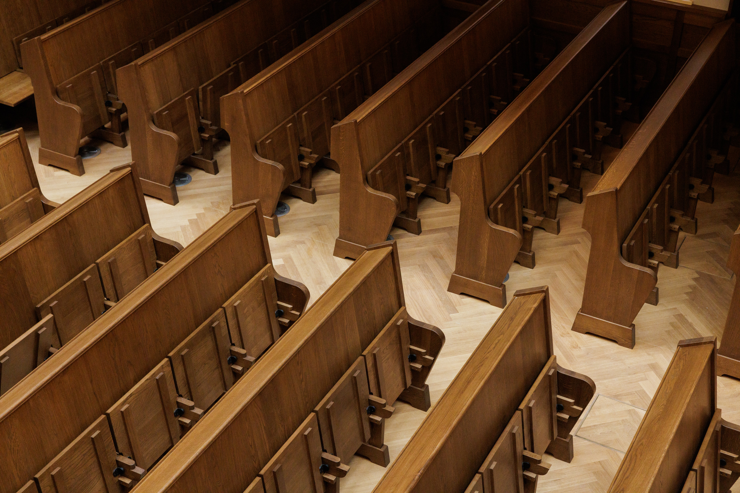 Gestühl nach dem Entwürfen von 1931