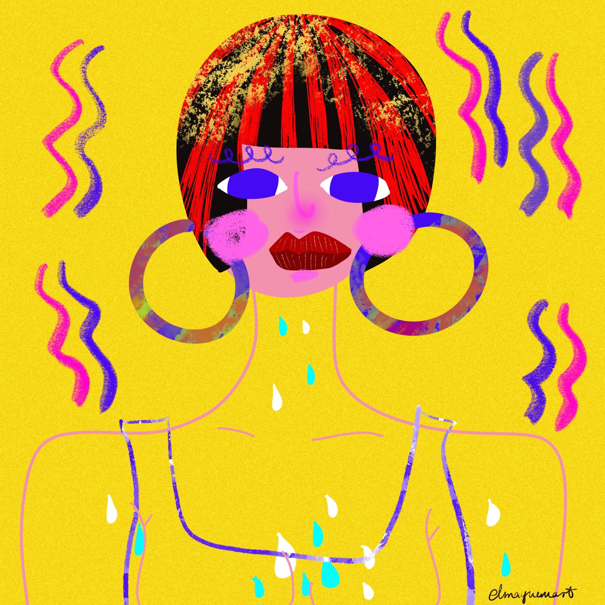 High temperature attack.