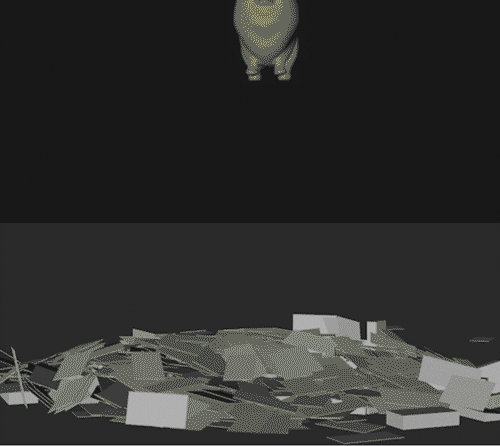 3D referencing - 2D animating process