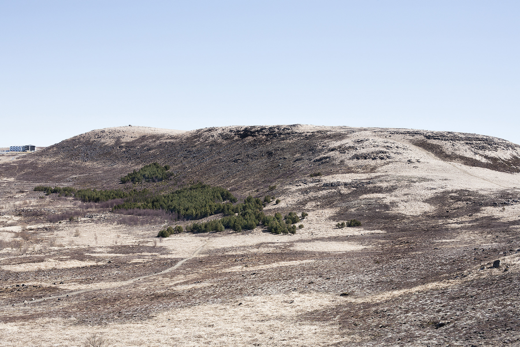 Mount Ásfjall, Hafnarfjörður, April 2015.