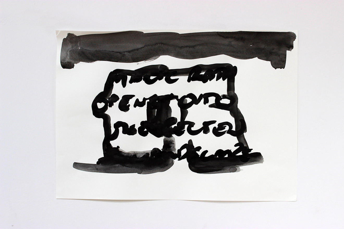 ink on paper, 42x30cm