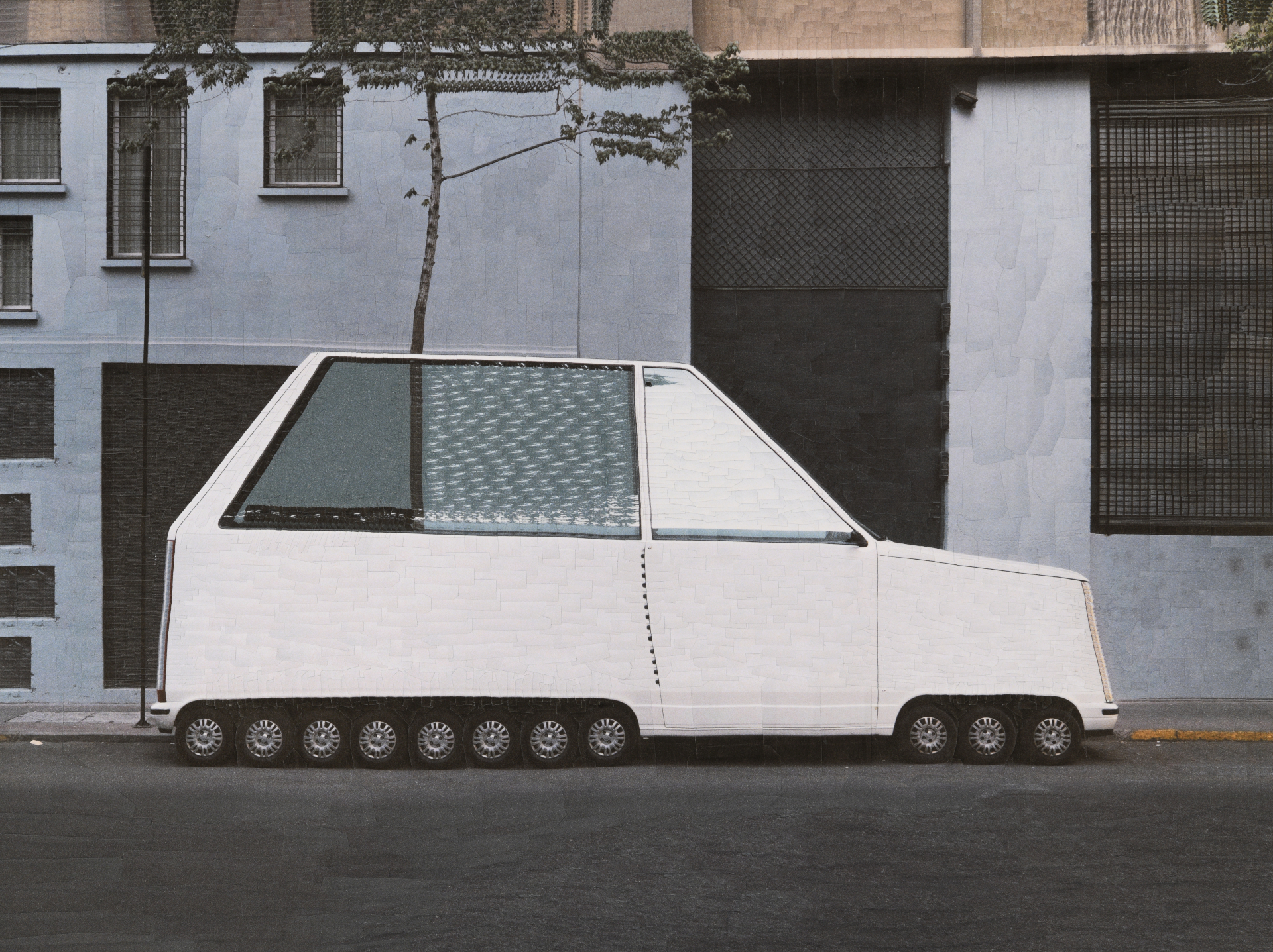 Fiat Panda after Diego Gonzalez, 2025, 12 x 16 inches