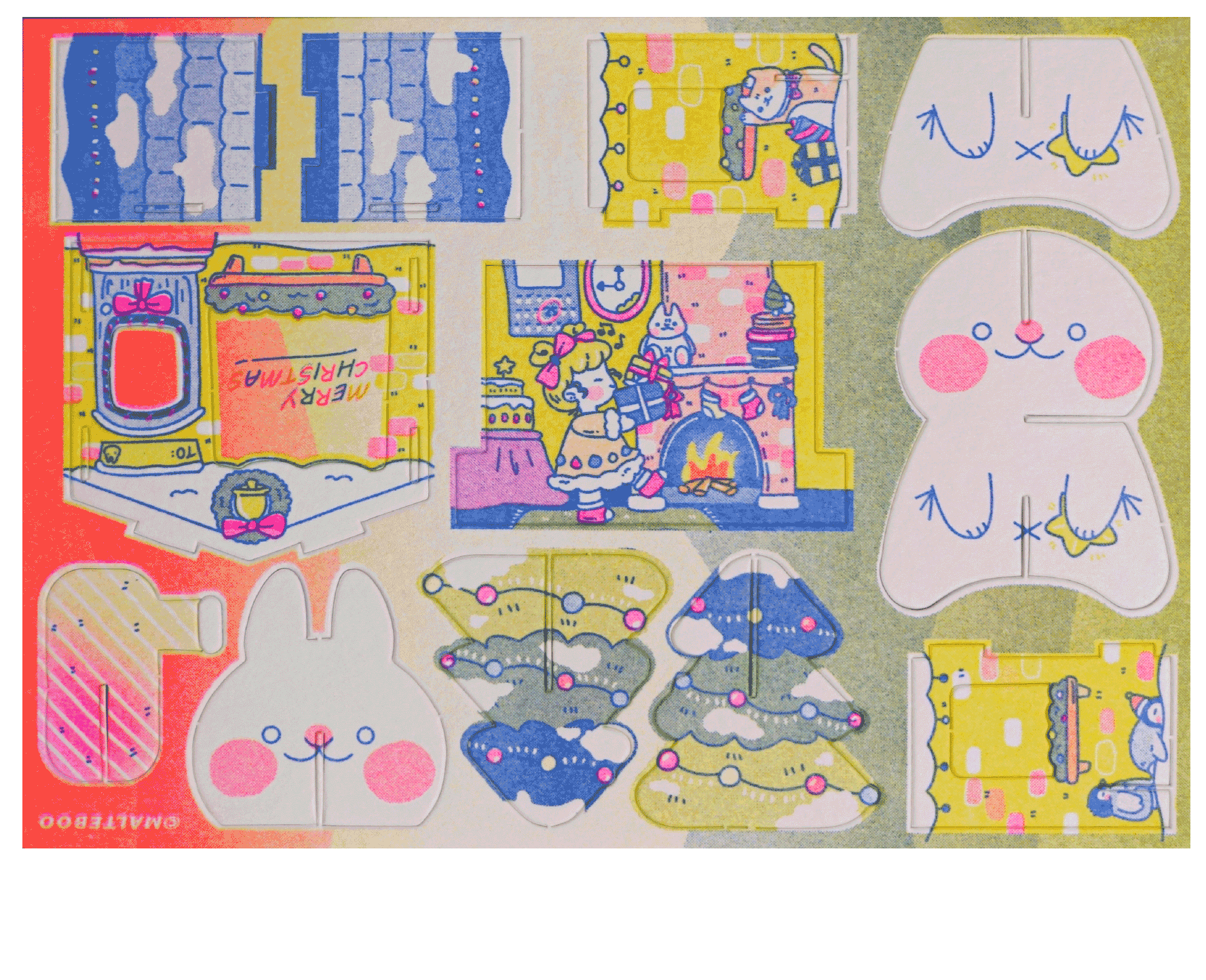 Marumo Puzzle Xmas Card