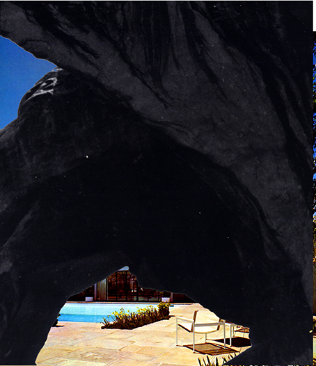 L.A3, collage, 2008, 64.7 x 74.7cm