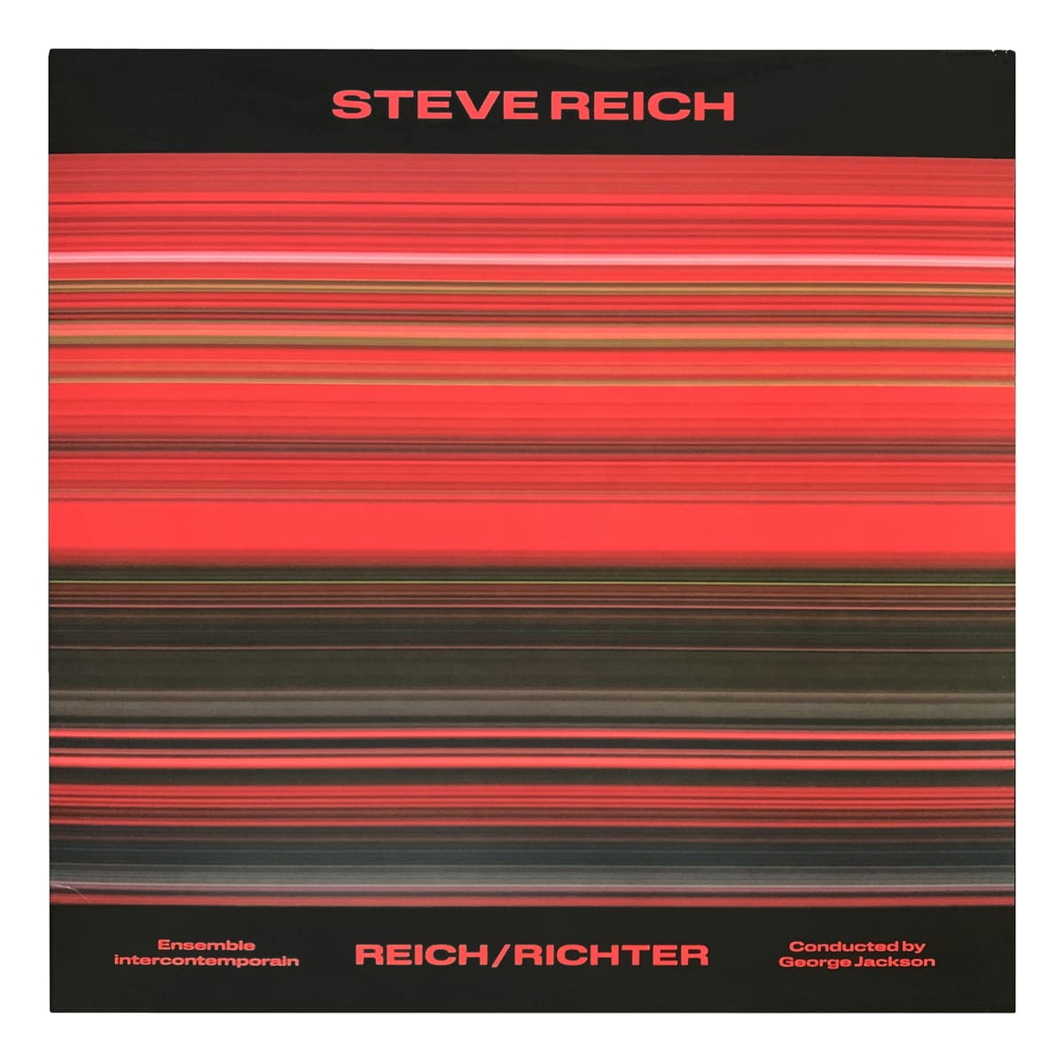 Nonesuch 075597911886 Steve Reich - Reich/Richter Ensemble Intercontemporain - George Jackson Design: Gerhard Richter (artwork)