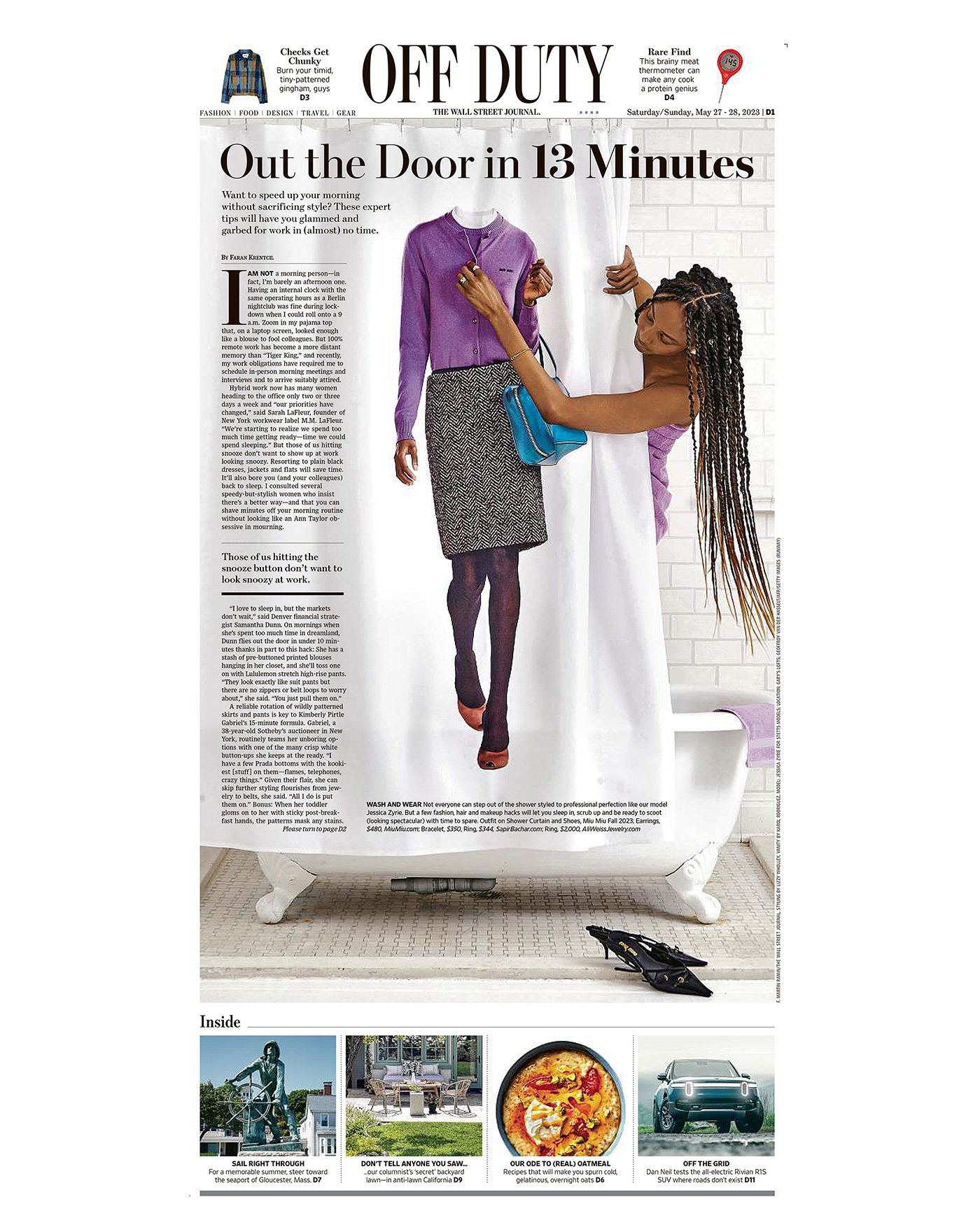 Photographed by F. Martin Ramin; Styling by Lizzy Wholley; Styling Assistant: Christina Middleton; Hair & MUA by Karol Rodriguez; Talent: Jessica Zyrie for Stetts Models; Location: Gary’s Lofts