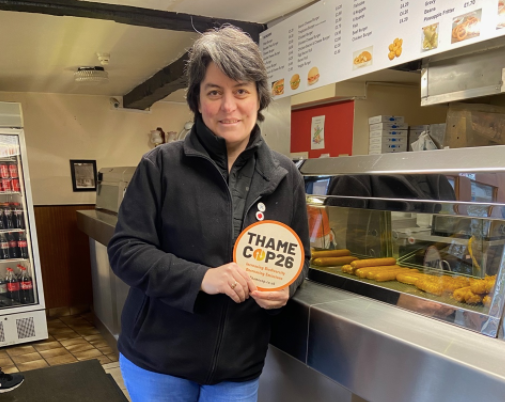 One of 38 businesses to take part in the Thame COP Commitments Campaign developed by Wild Pear CIC.