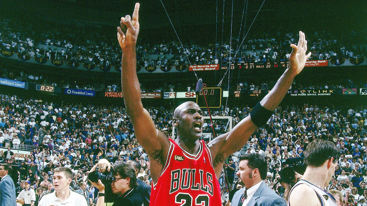 Top Moments: With one shot, Michael Jordan says farewell and ushers in last  title