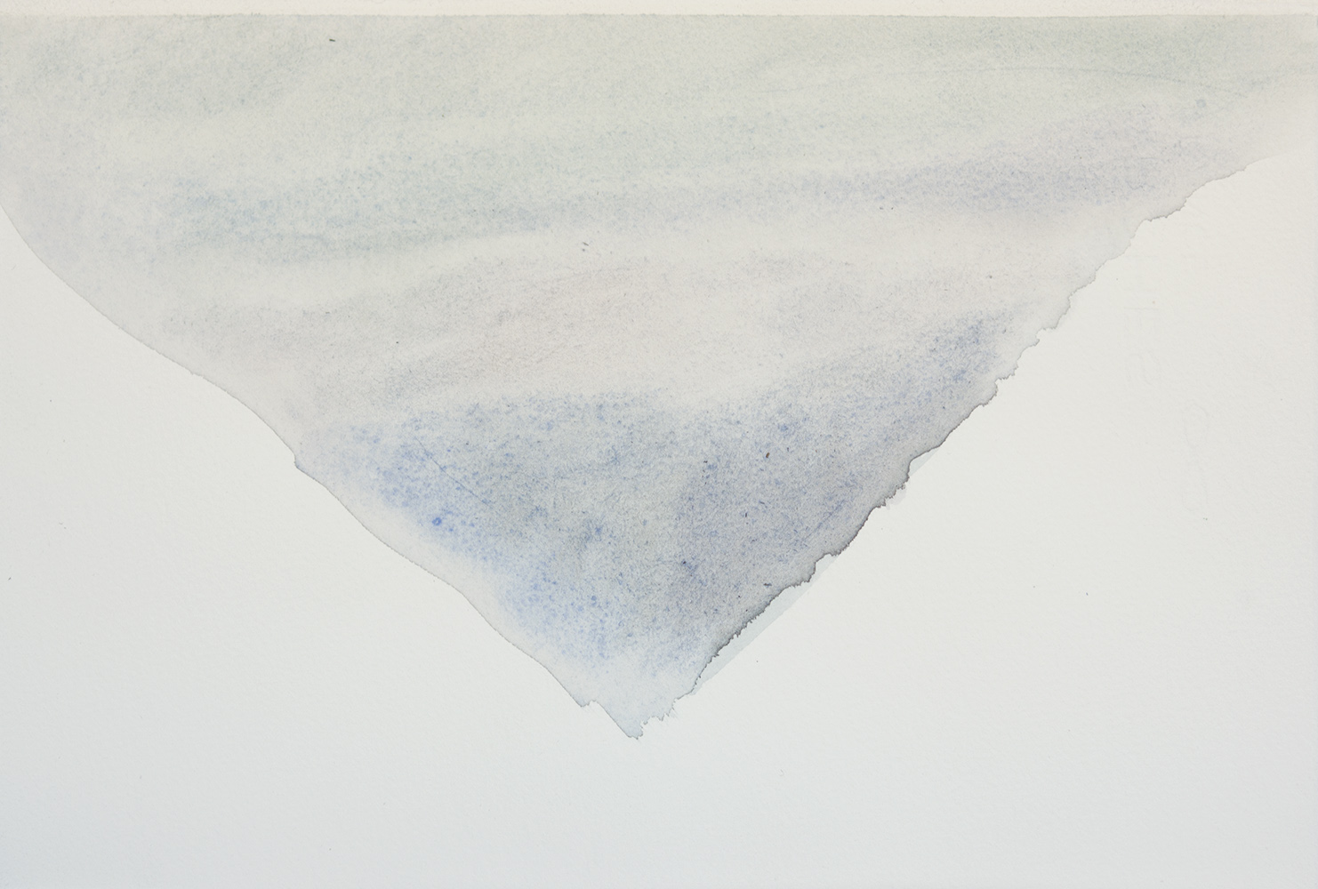 Vide, soir (II)watercolour on paper16 x 25 cm, 2018