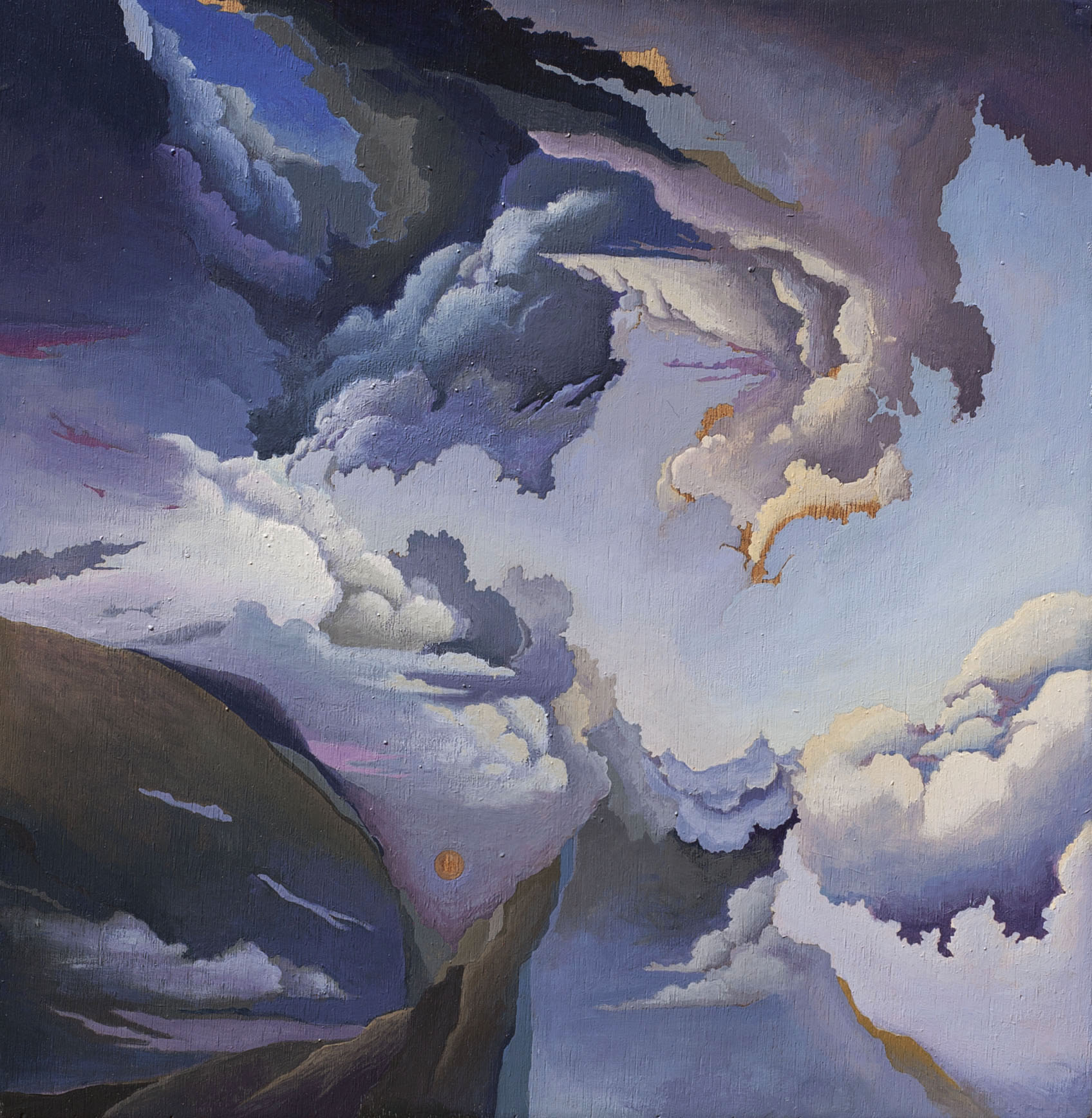 Lundi 27 mai 2019 (33,8 x 32,9 cm, acrylique sur bois)