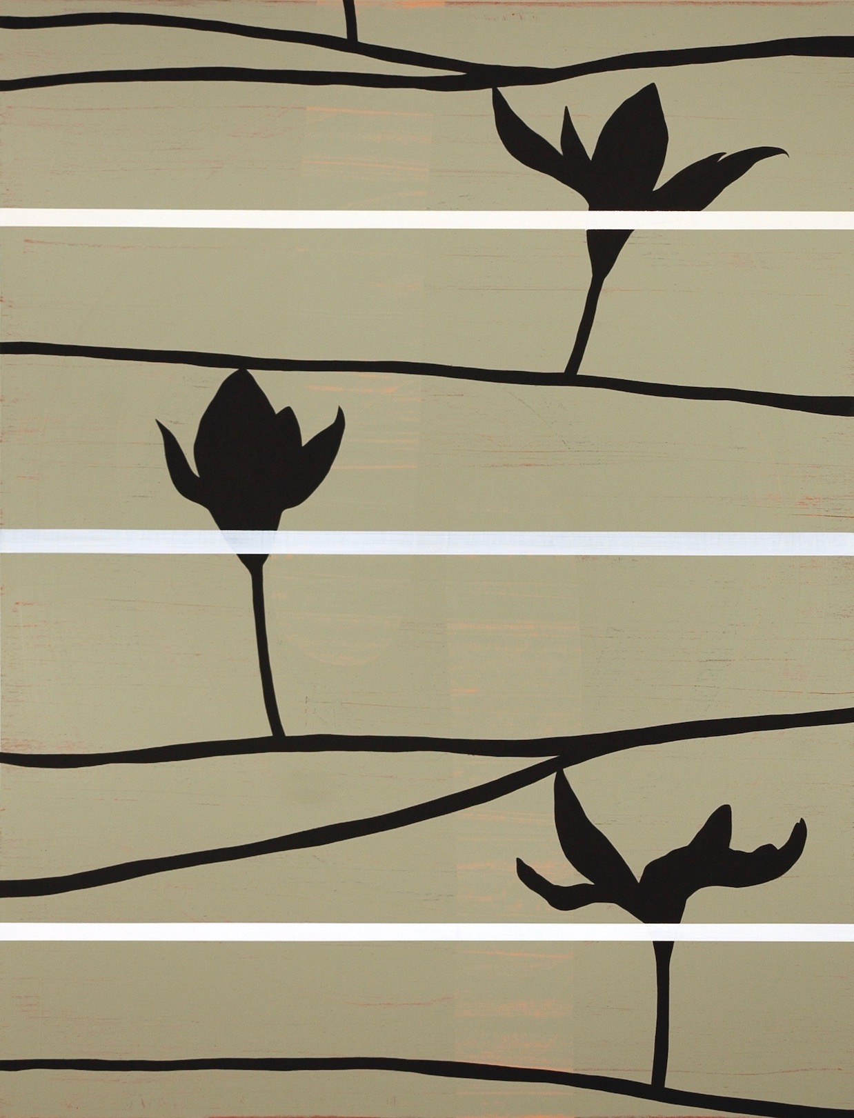 Untitled 2012, alkyd on canvas, 130 x 100 cm